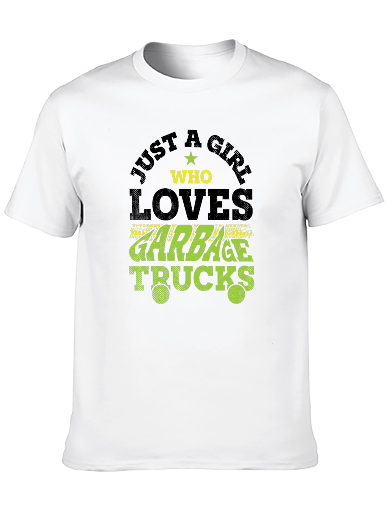 Girl Who Loves Garbage Trucks T-Shirt