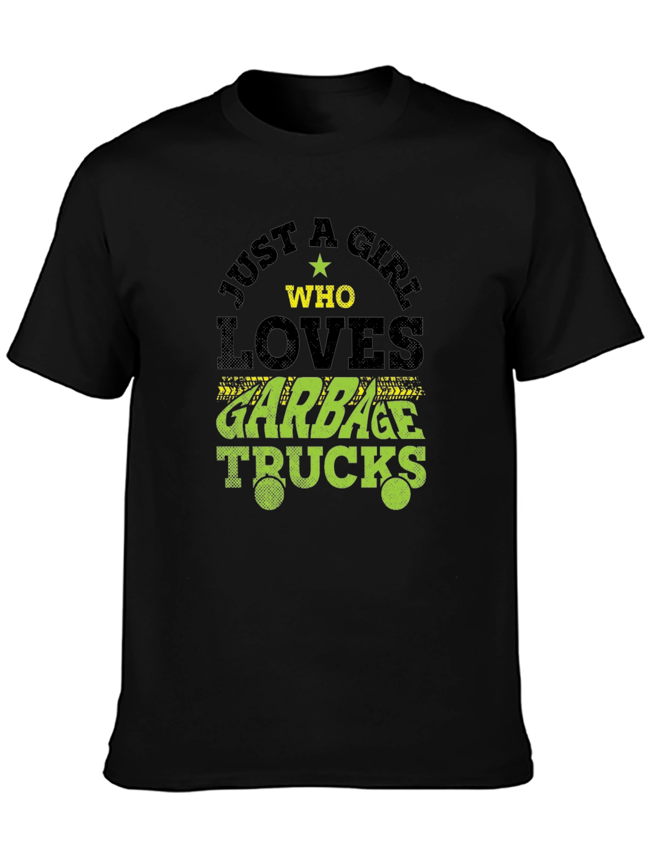 Girl Who Loves Garbage Trucks T-Shirt