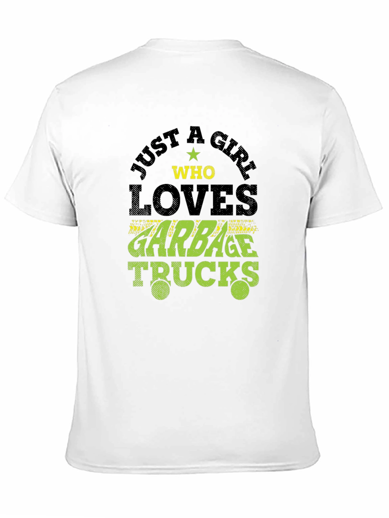 Girl Who Loves Garbage Trucks T-Shirt