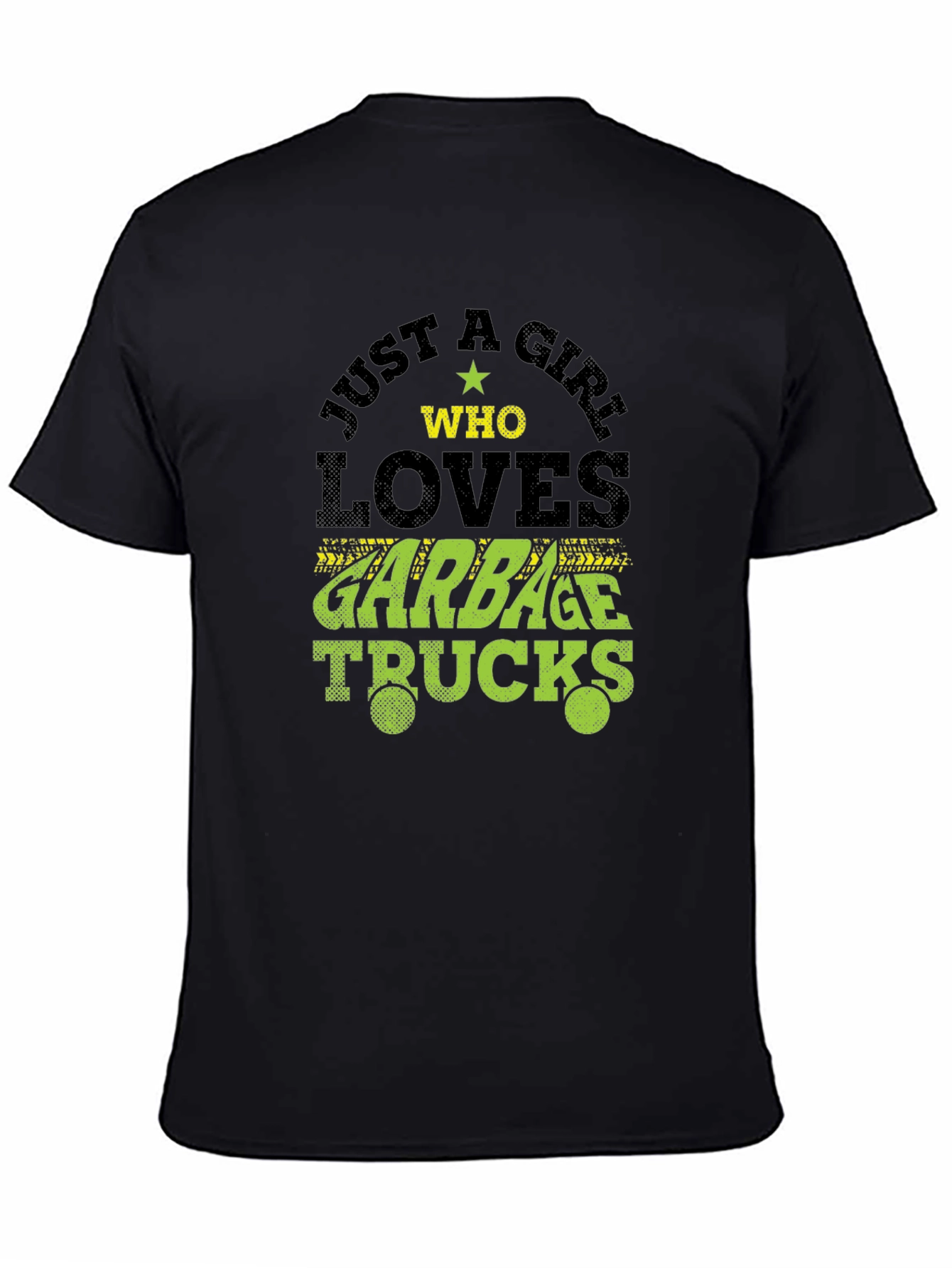 Girl Who Loves Garbage Trucks T-Shirt