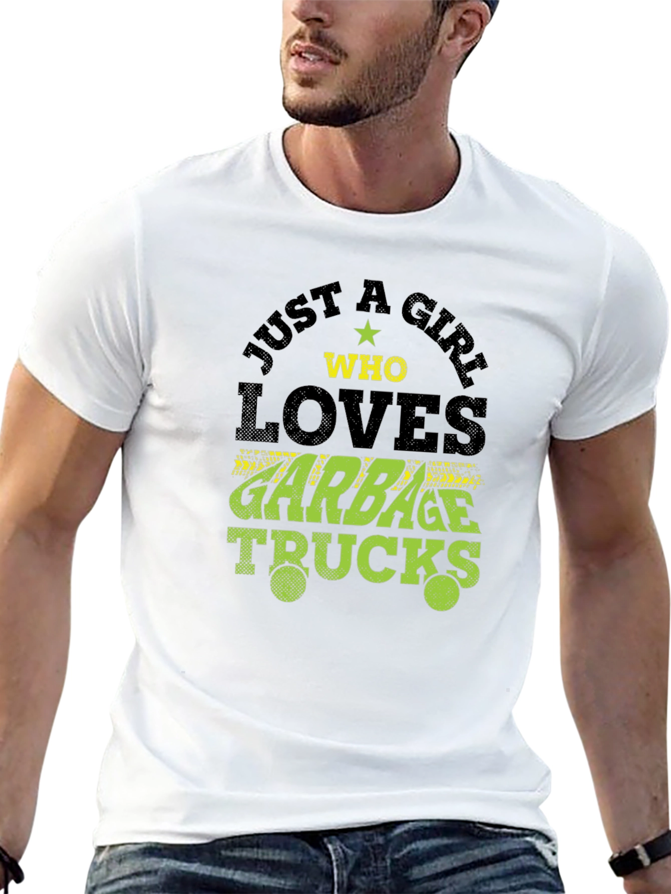 Girl Who Loves Garbage Trucks T-Shirt