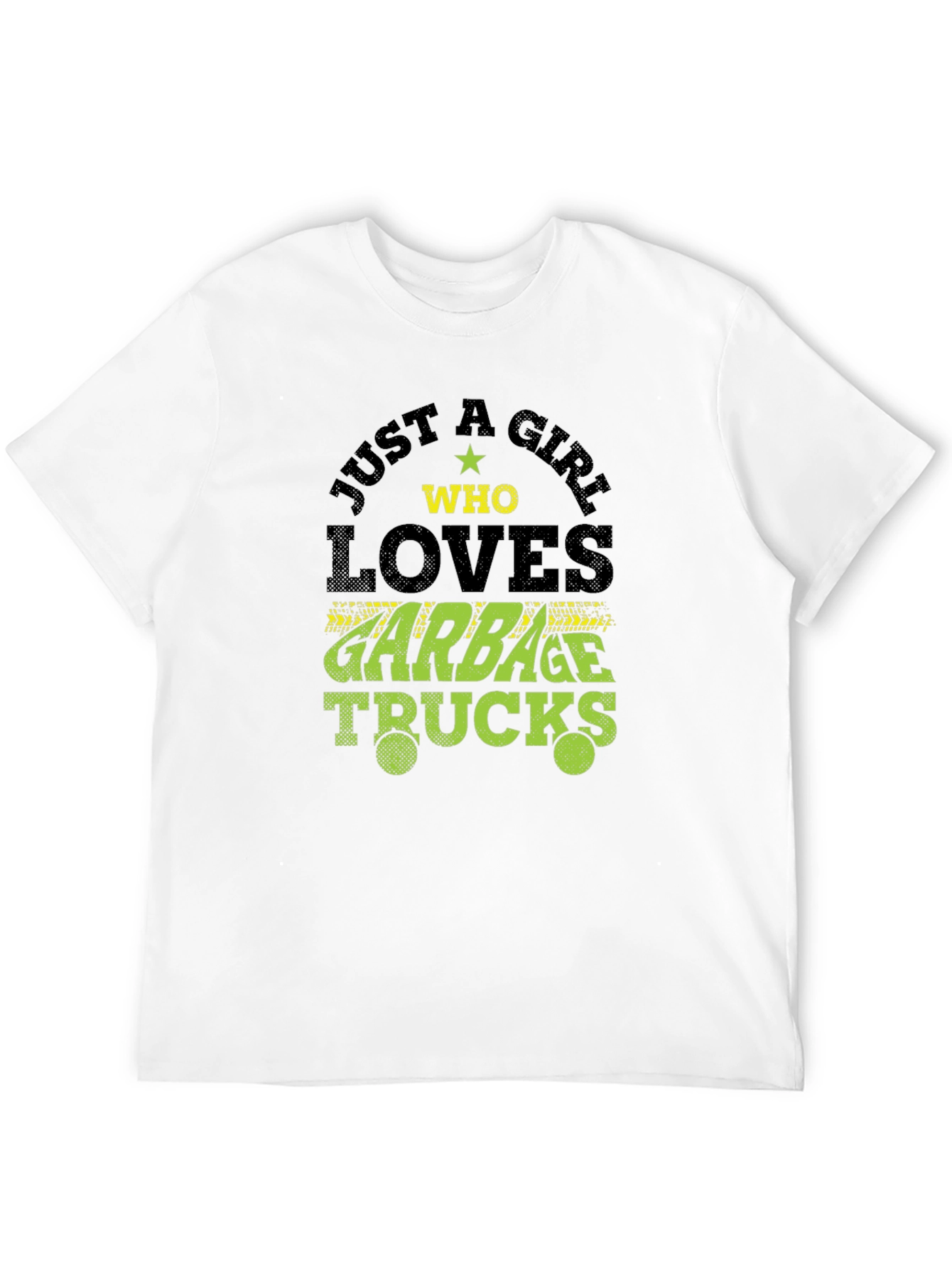 Girl Who Loves Garbage Trucks T-Shirt