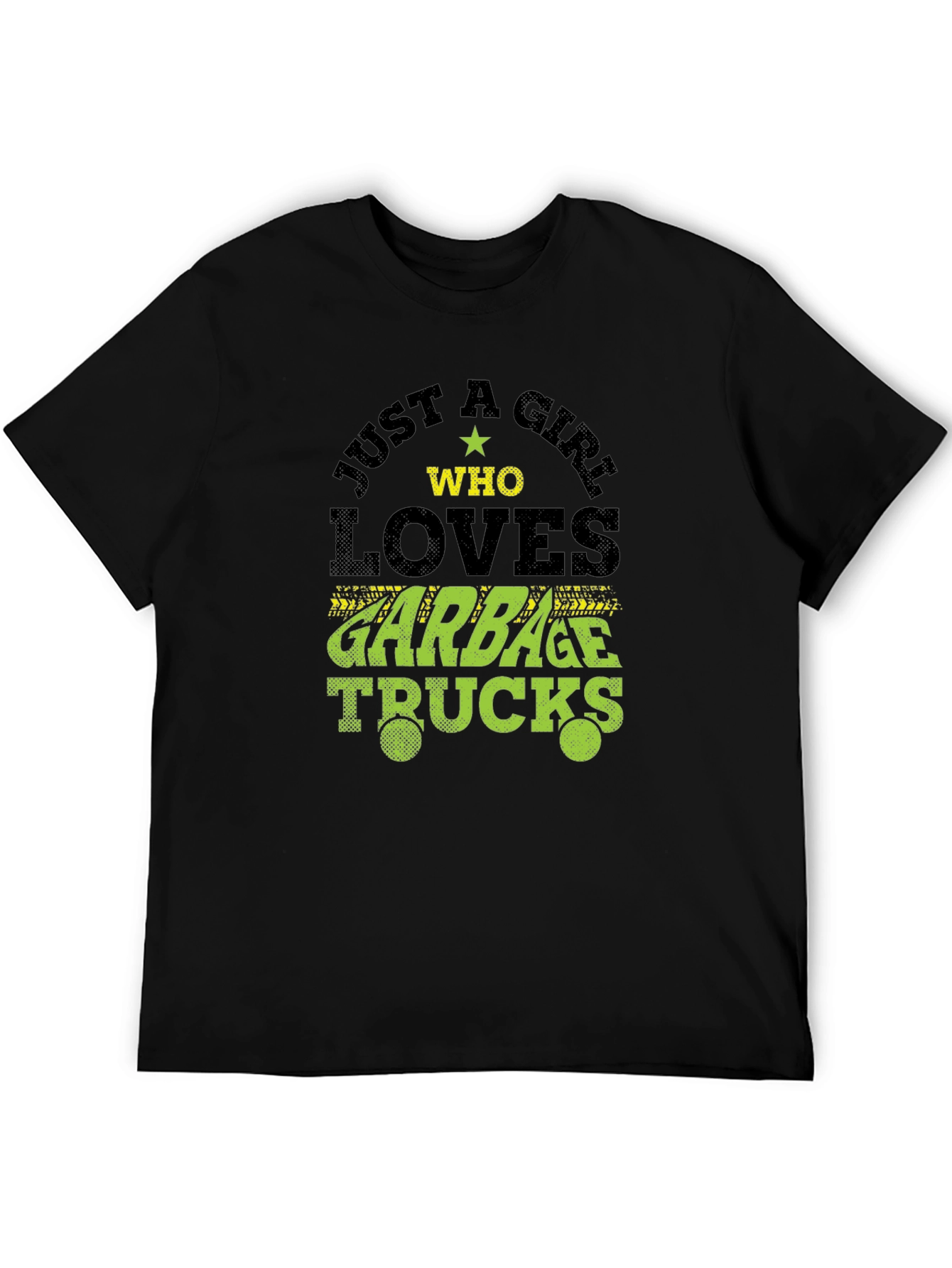 Girl Who Loves Garbage Trucks T-Shirt