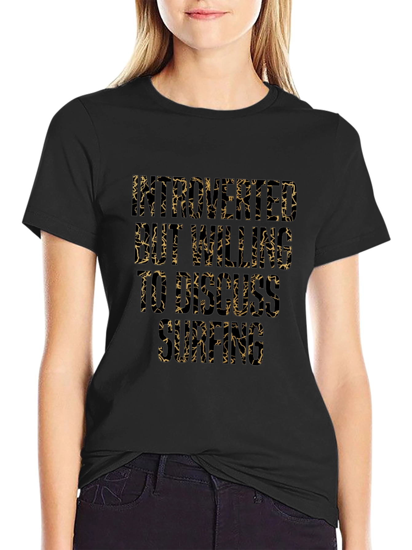 Introverted But Willing To Discuss Surfing T-Shirt