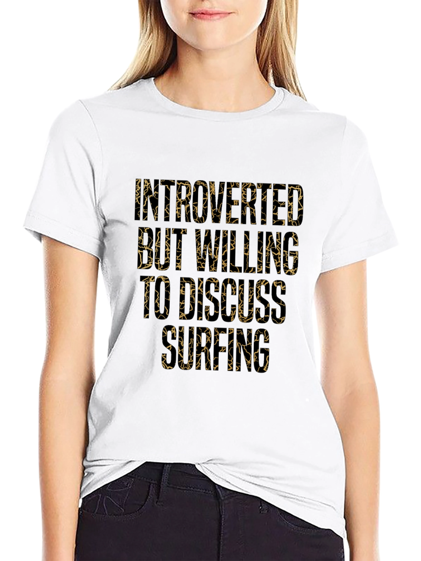 Introverted But Willing To Discuss Surfing T-Shirt