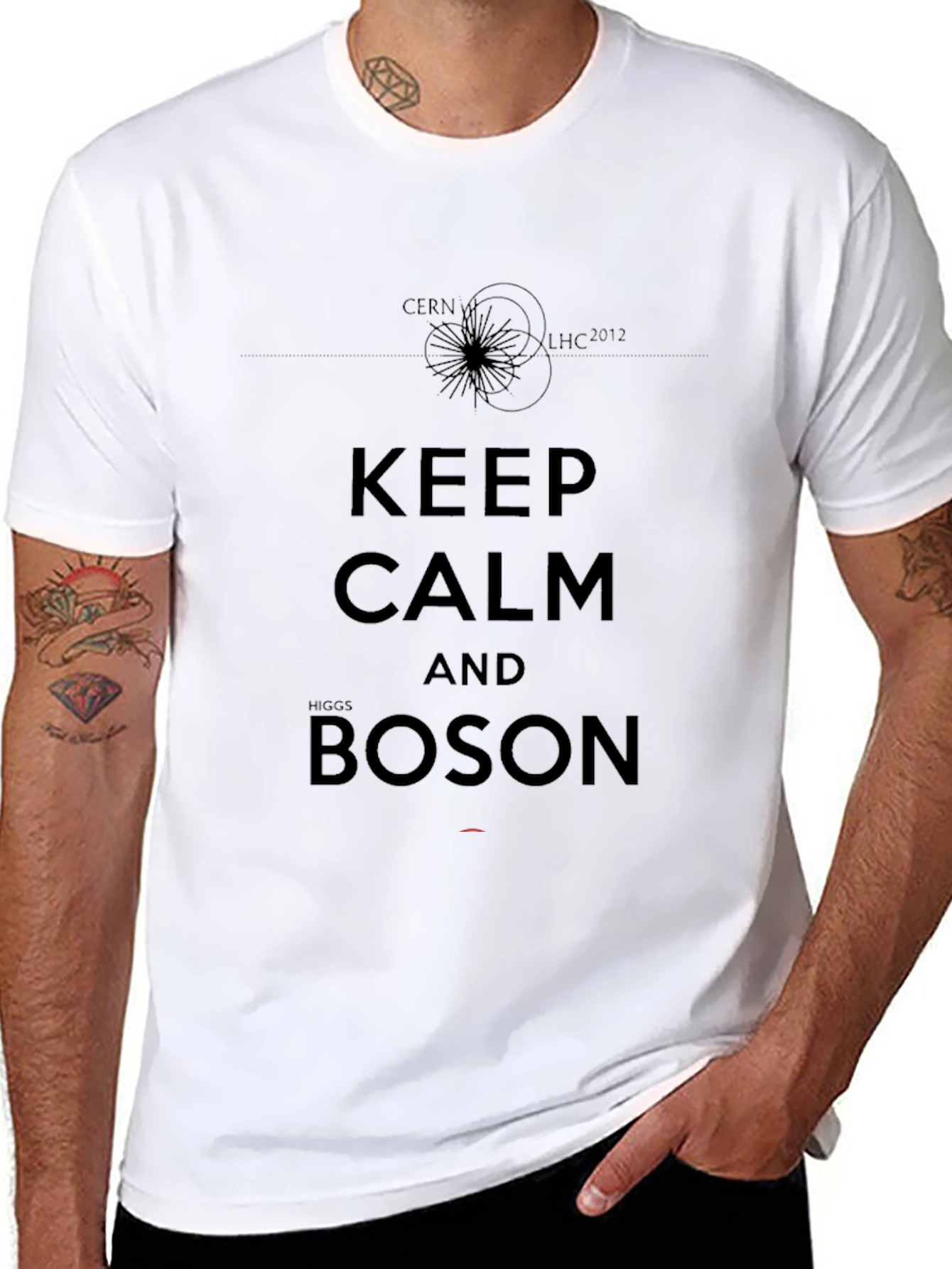Keep Calm and Boson Black T-Shirt
