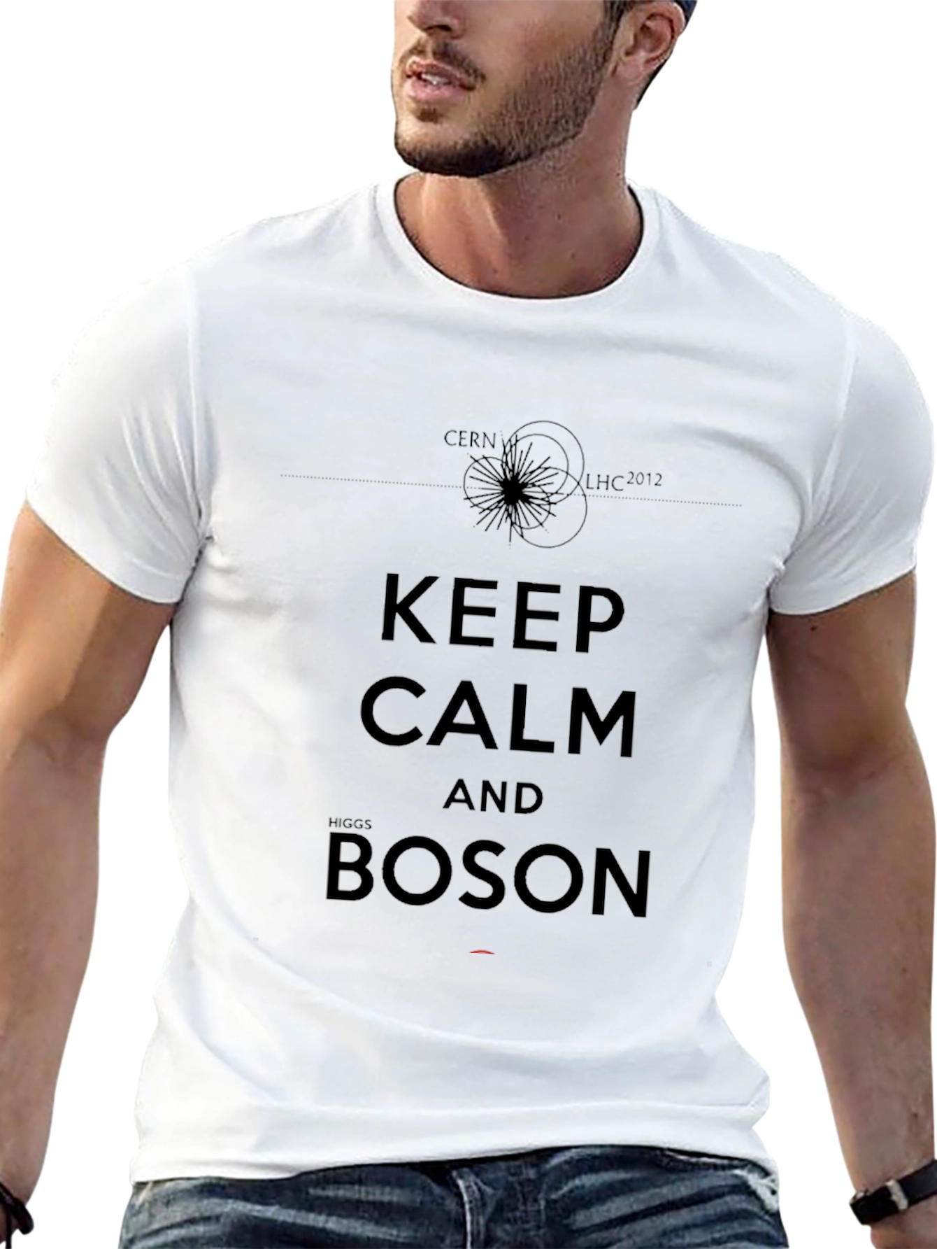 Keep Calm and Boson Black T-Shirt