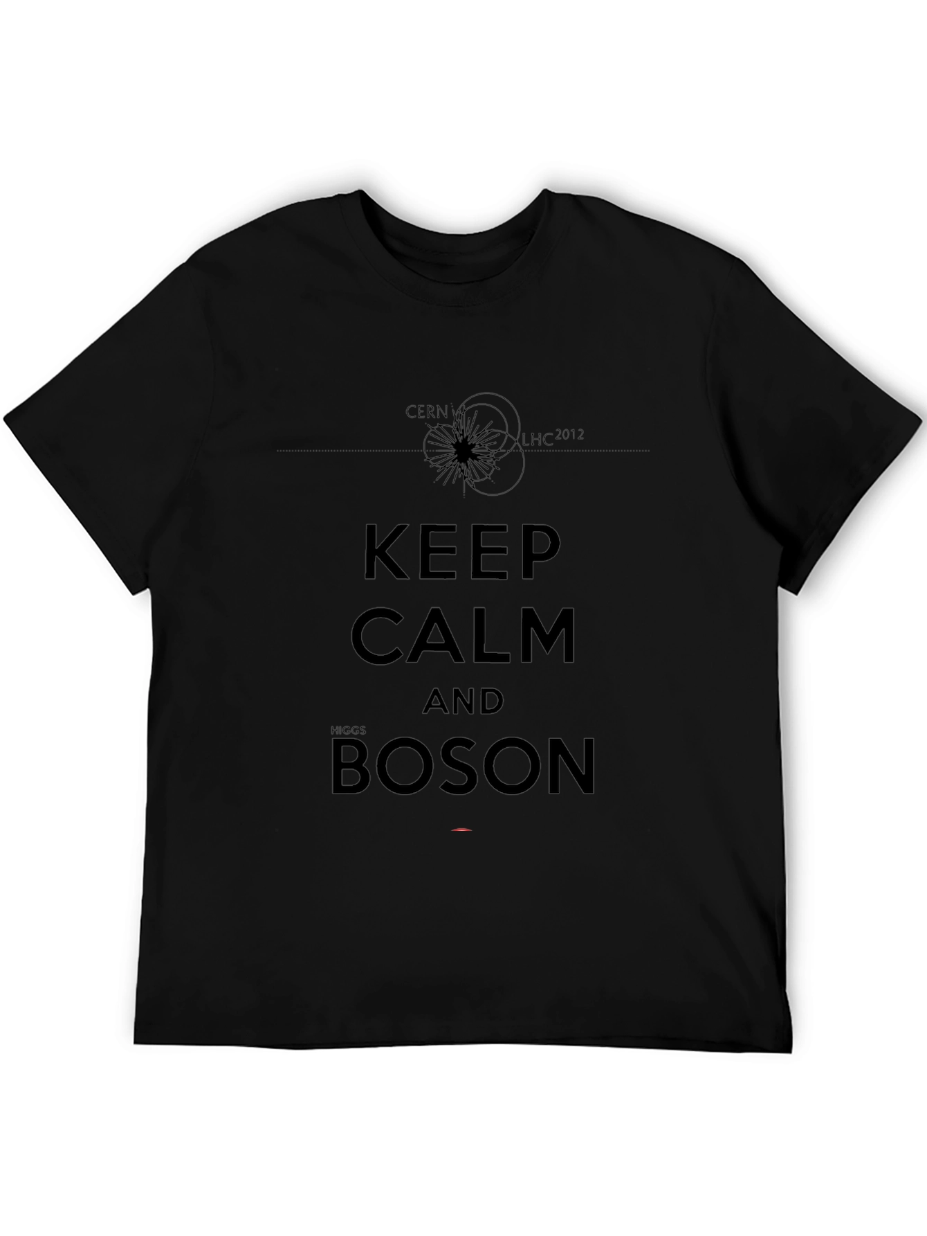Keep Calm and Boson Black T-Shirt