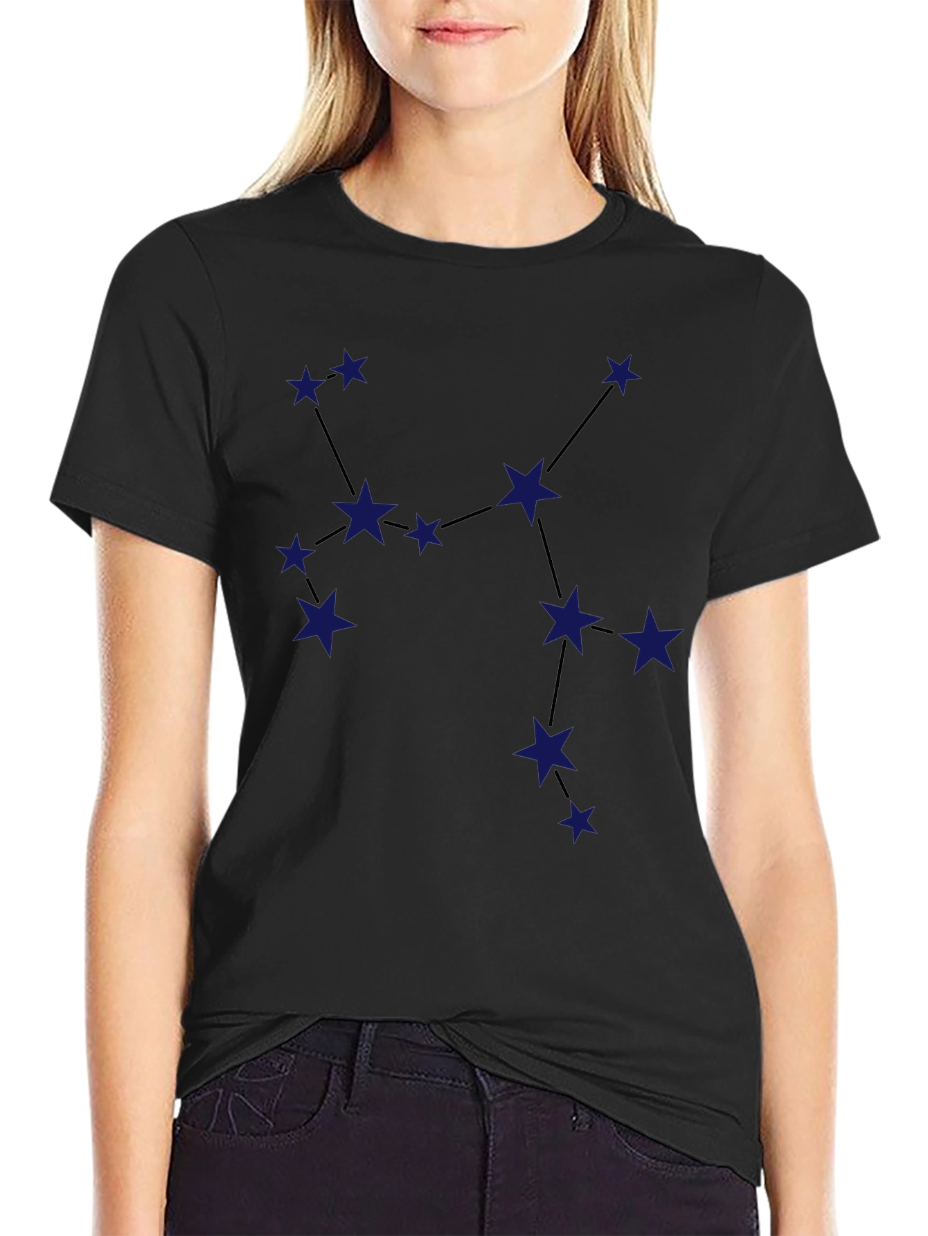 Constellation Graphic Tee - Stylish Star Design