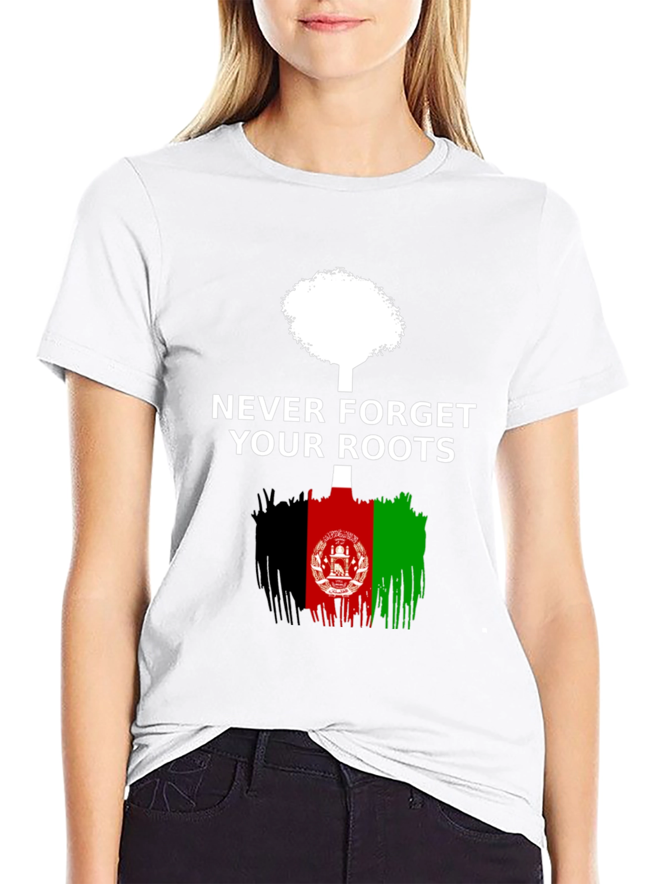 Never Forget Your Roots Afghanistan T-Shirt