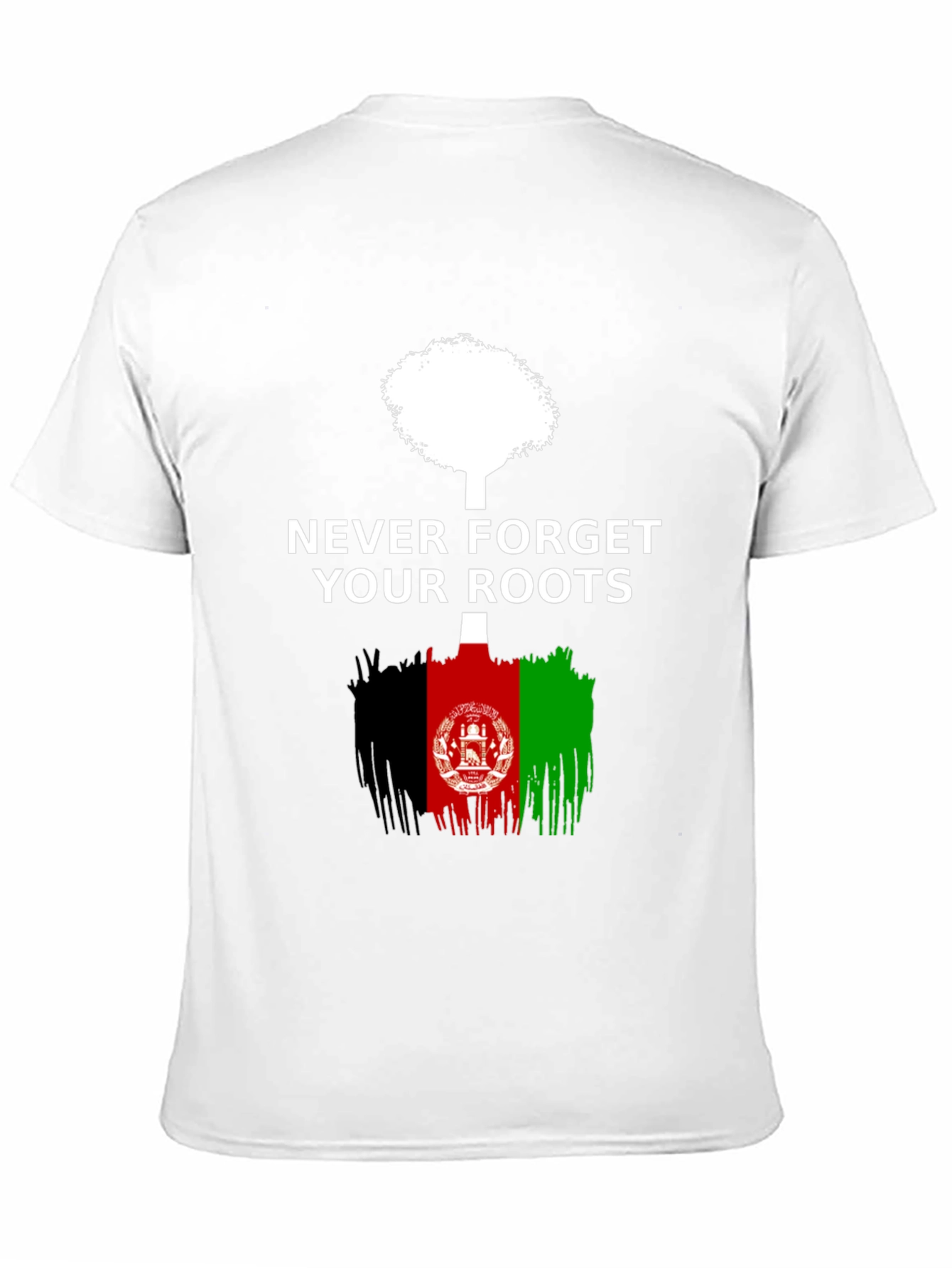 Never Forget Your Roots Afghanistan T-Shirt
