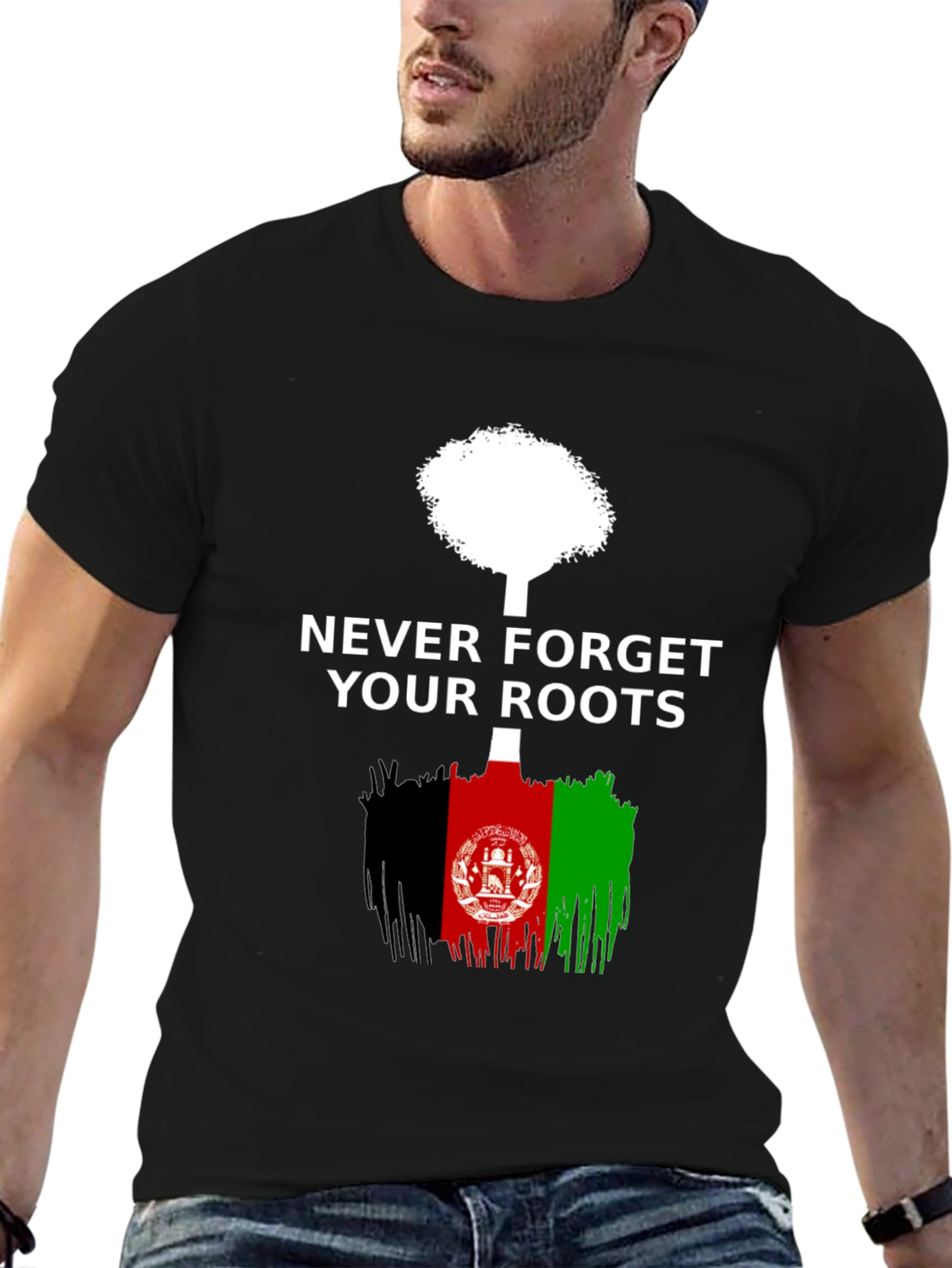 Never Forget Your Roots Afghanistan T-Shirt