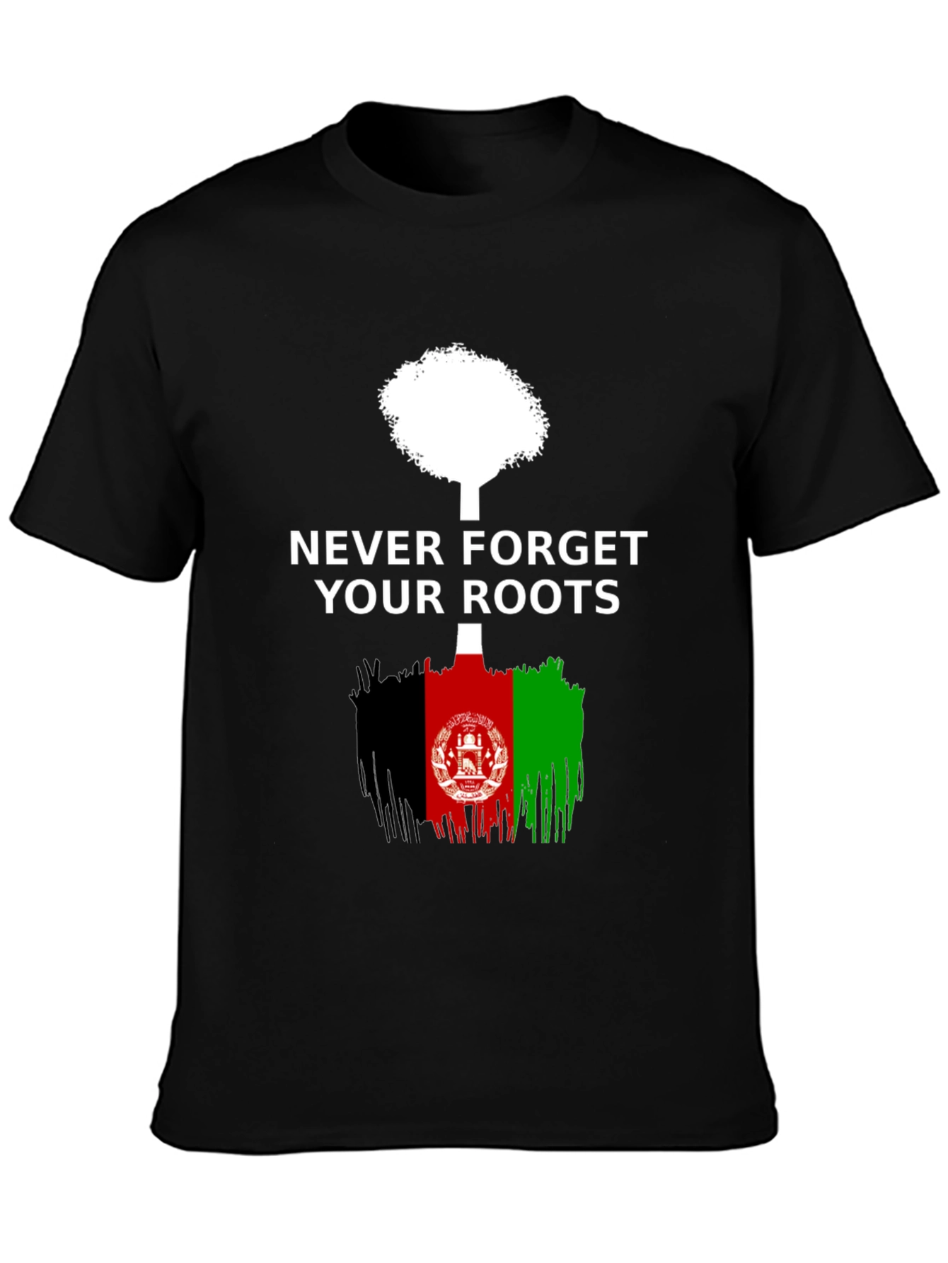 Never Forget Your Roots Afghanistan T-Shirt
