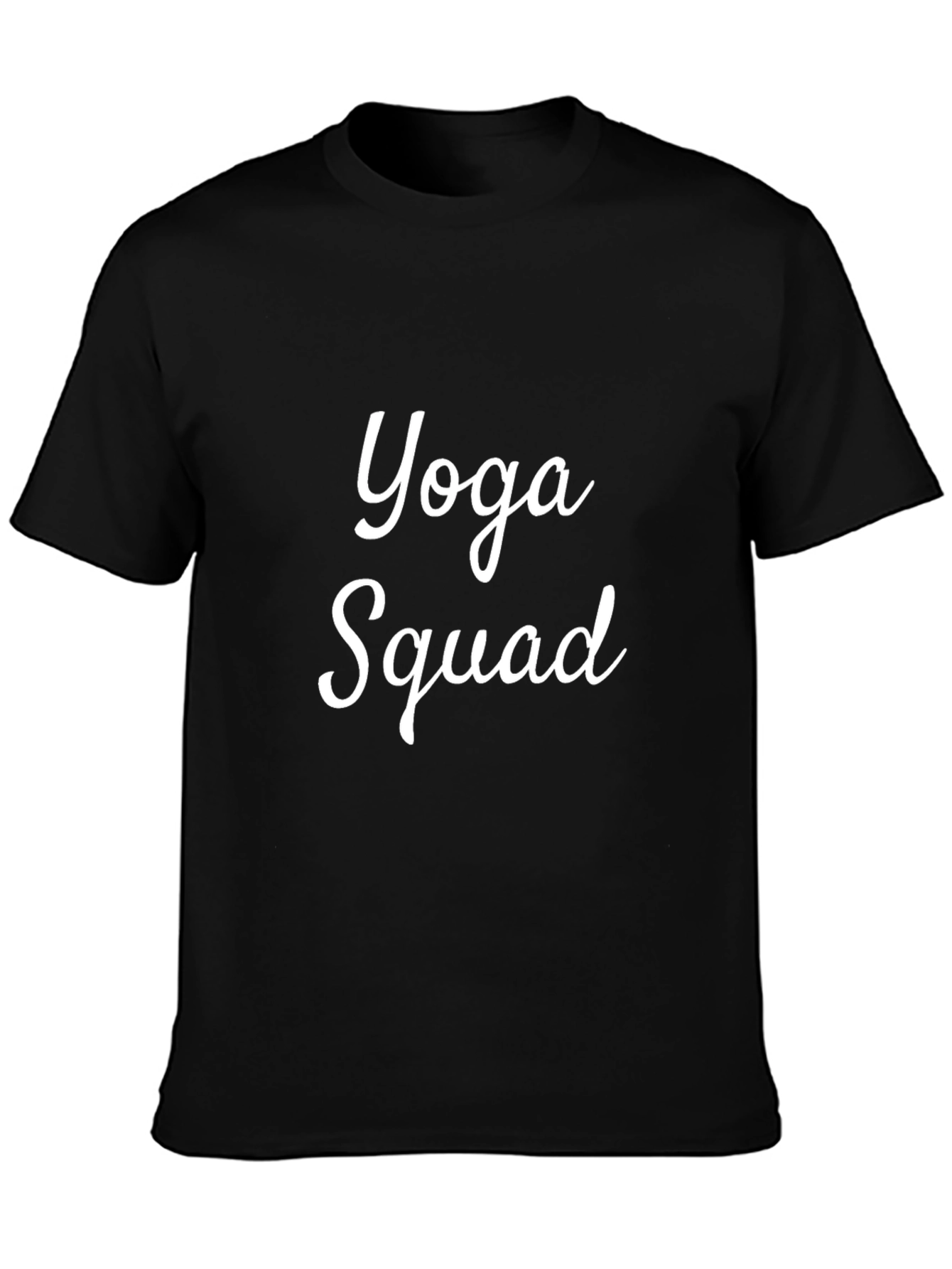 Yoga Squad Graphic Tee - Black