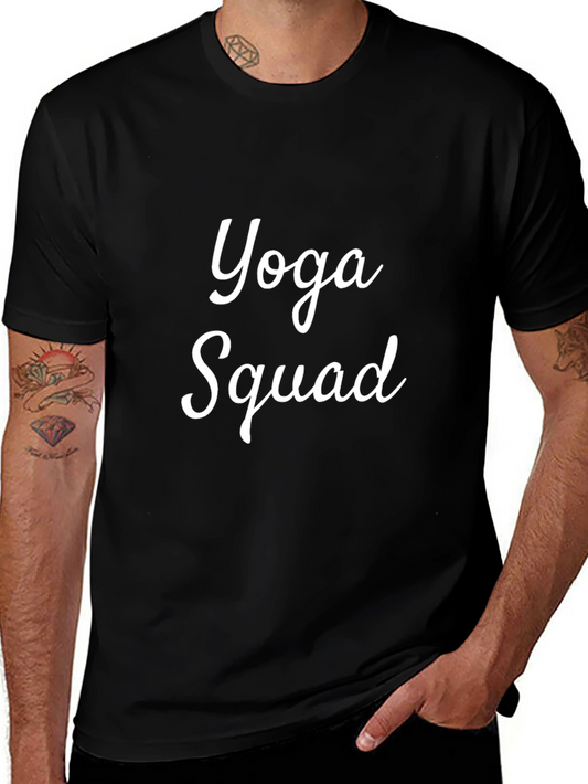 Yoga Squad Graphic Tee - Black
