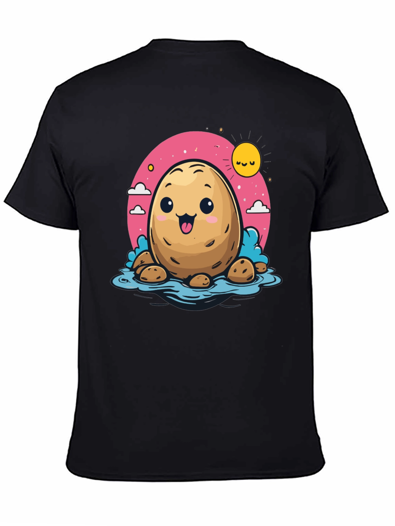 Cute Potato Cartoon T-Shirt