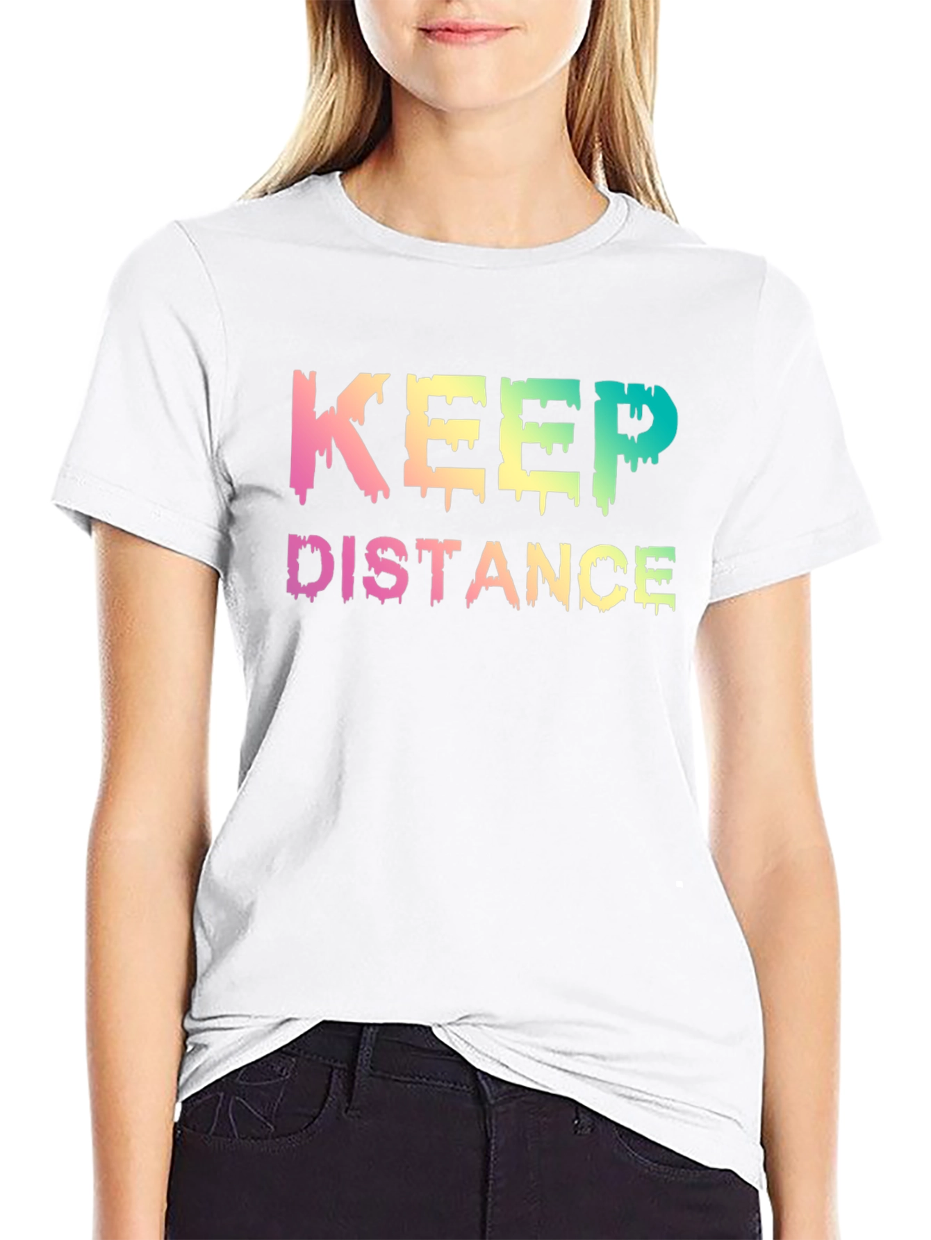 Keep Distance Graphic Tee