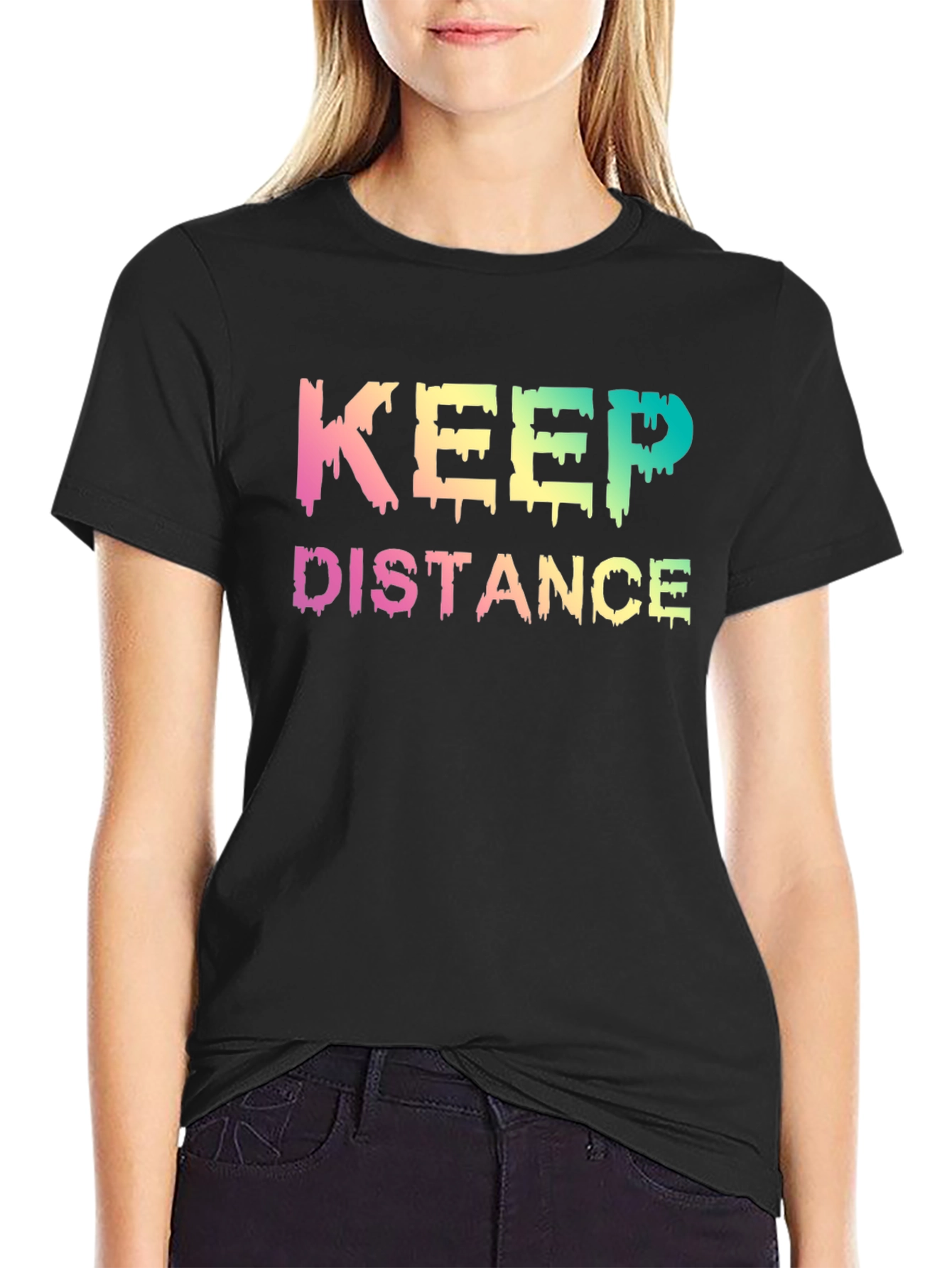 Keep Distance Graphic Tee