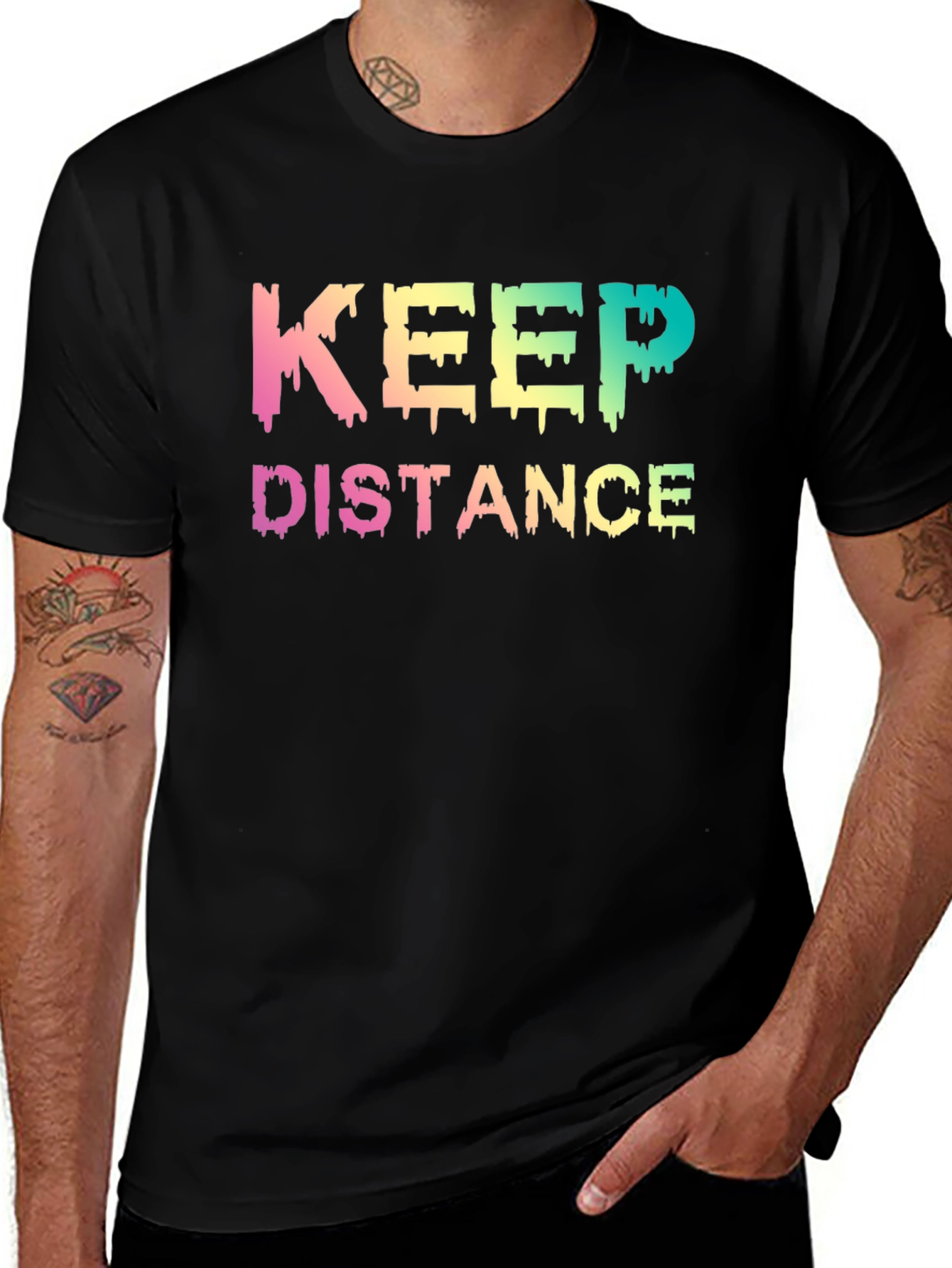 Keep Distance Graphic Tee