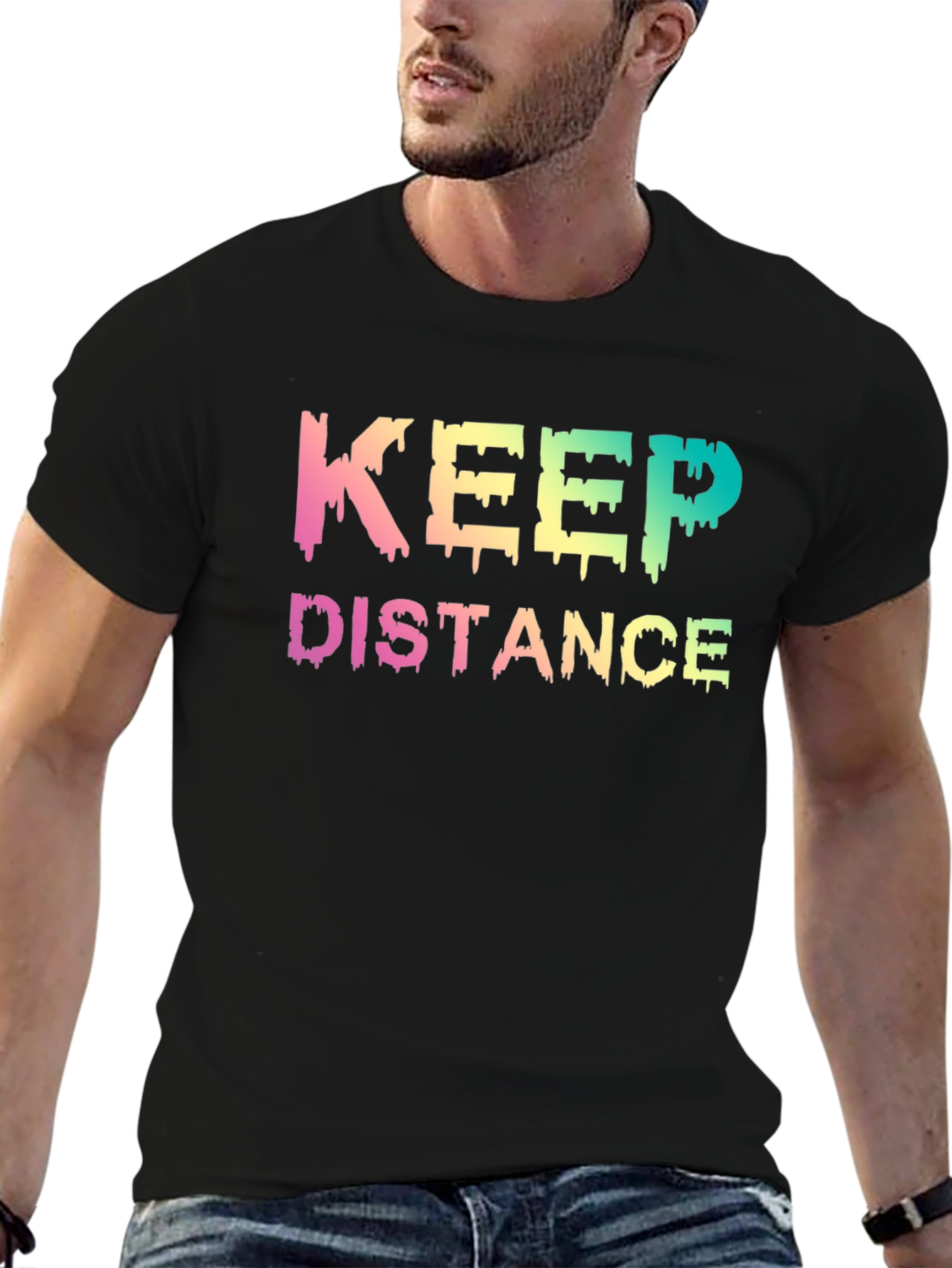 Keep Distance Graphic Tee