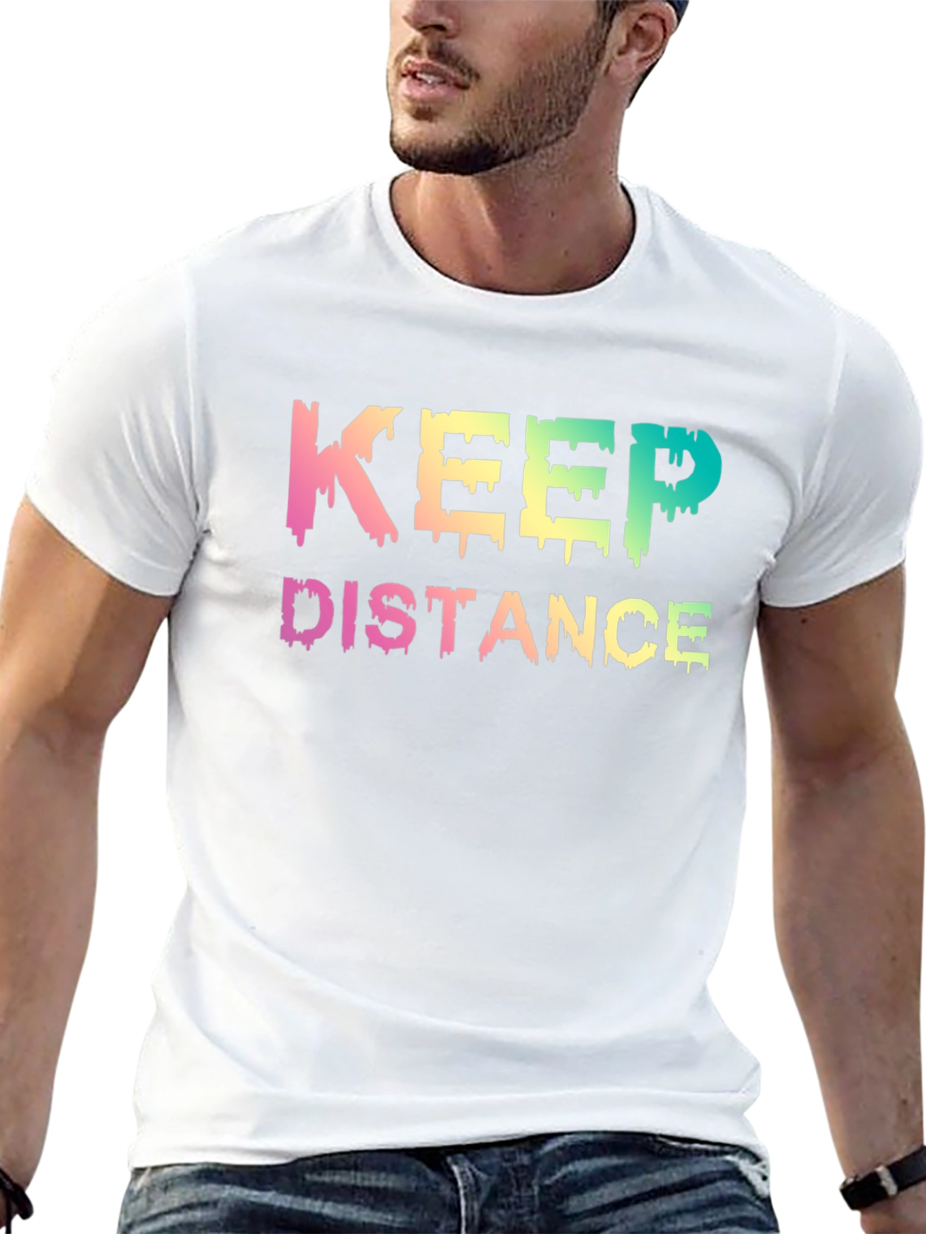 Keep Distance Graphic Tee