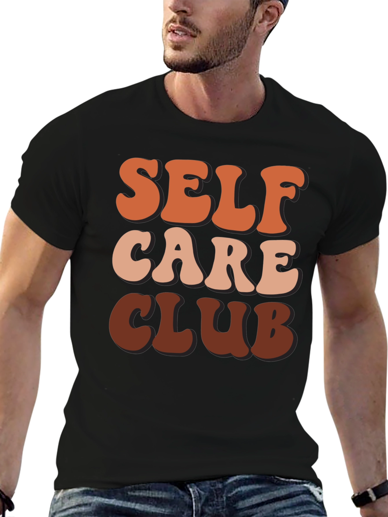 Retro Self Care Club T-Shirt