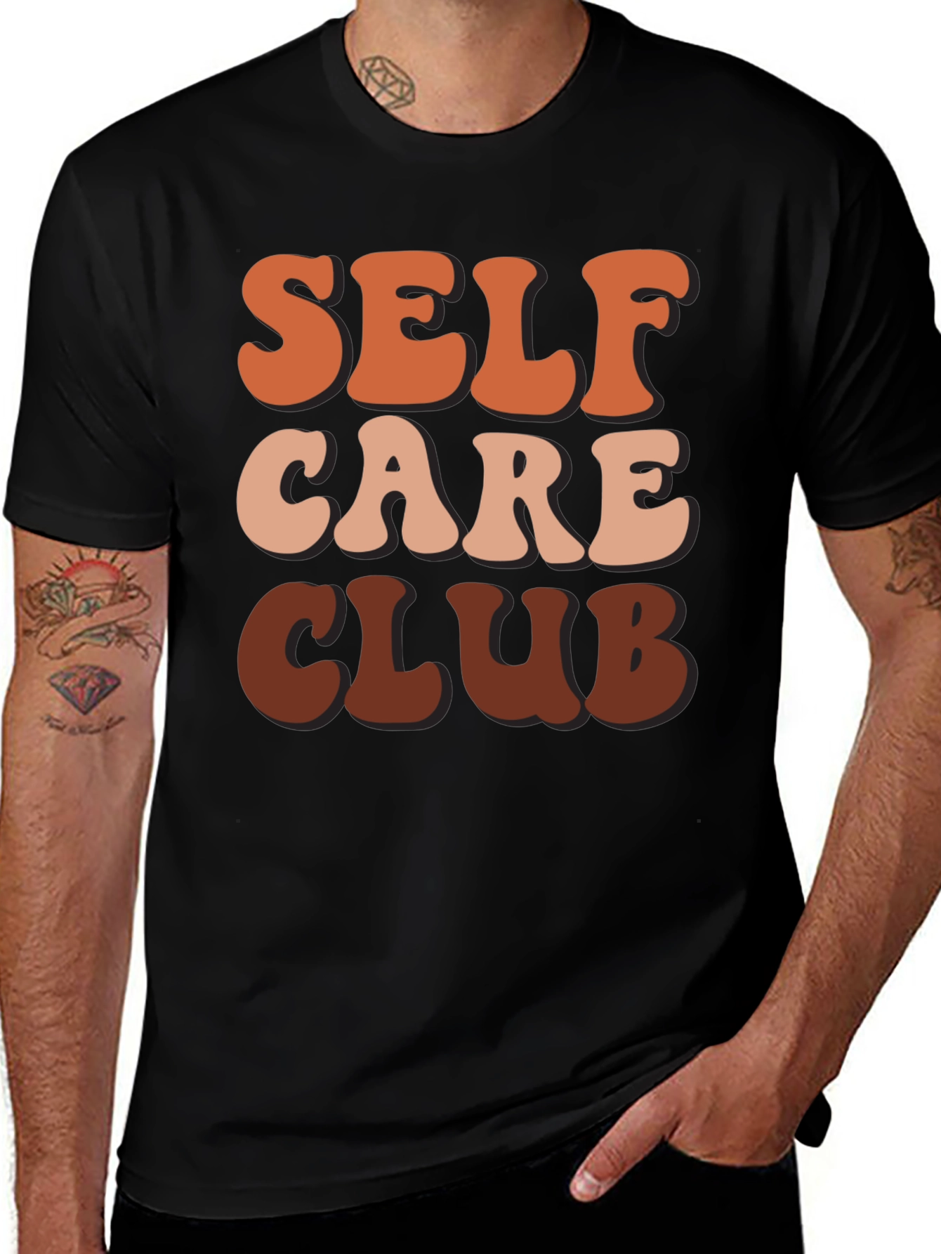 Retro Self Care Club T-Shirt
