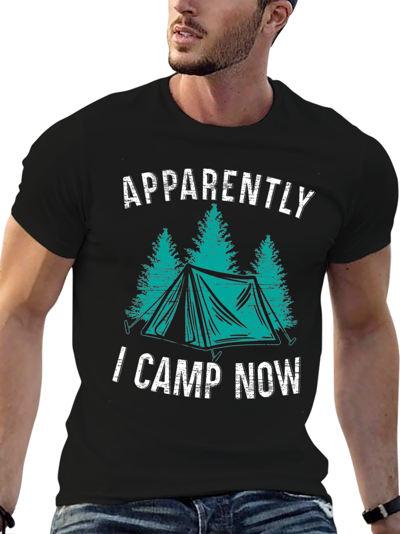 Apparently I Camp Now Camping T-Shirt
