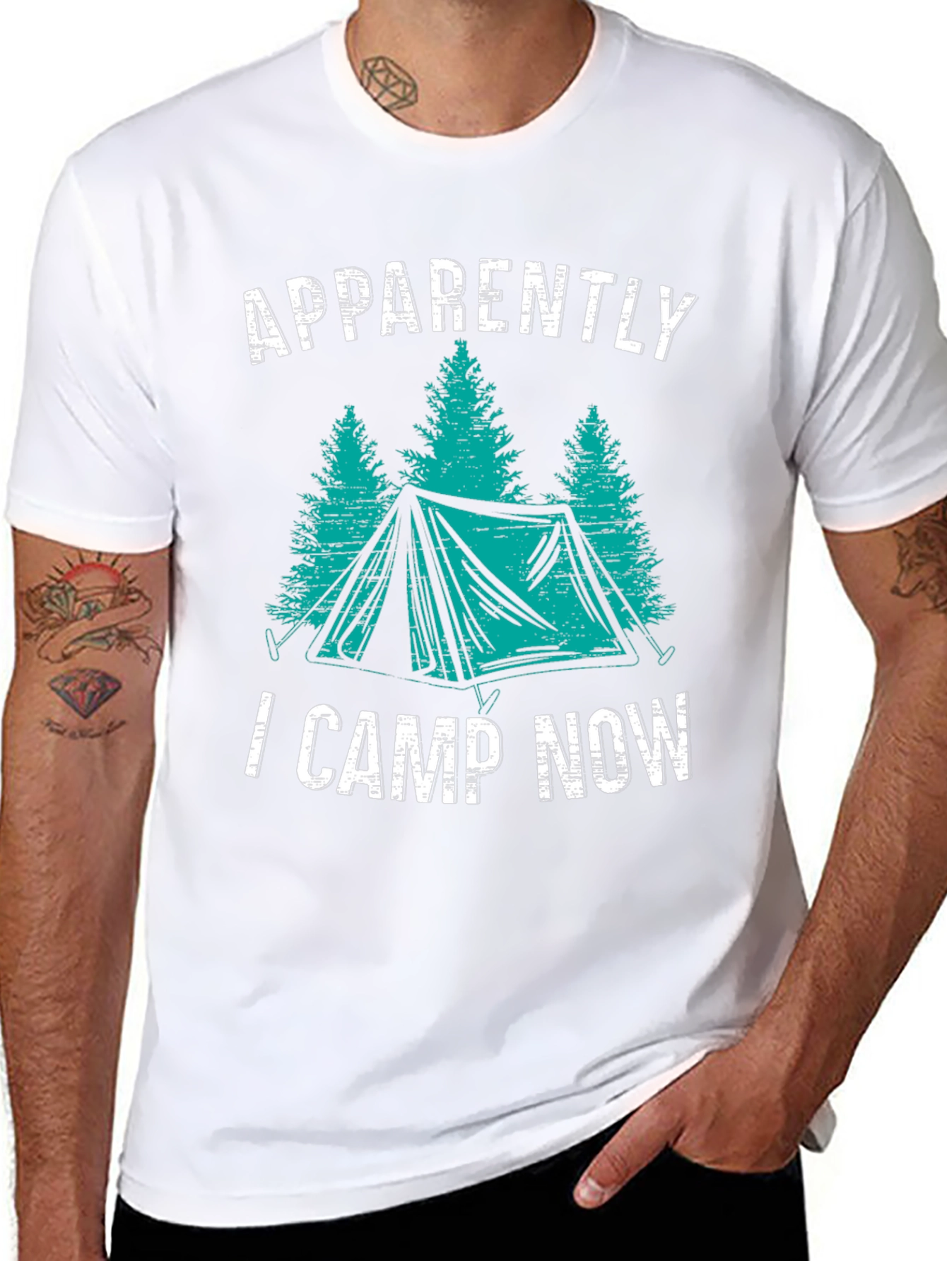 Apparently I Camp Now Camping T-Shirt