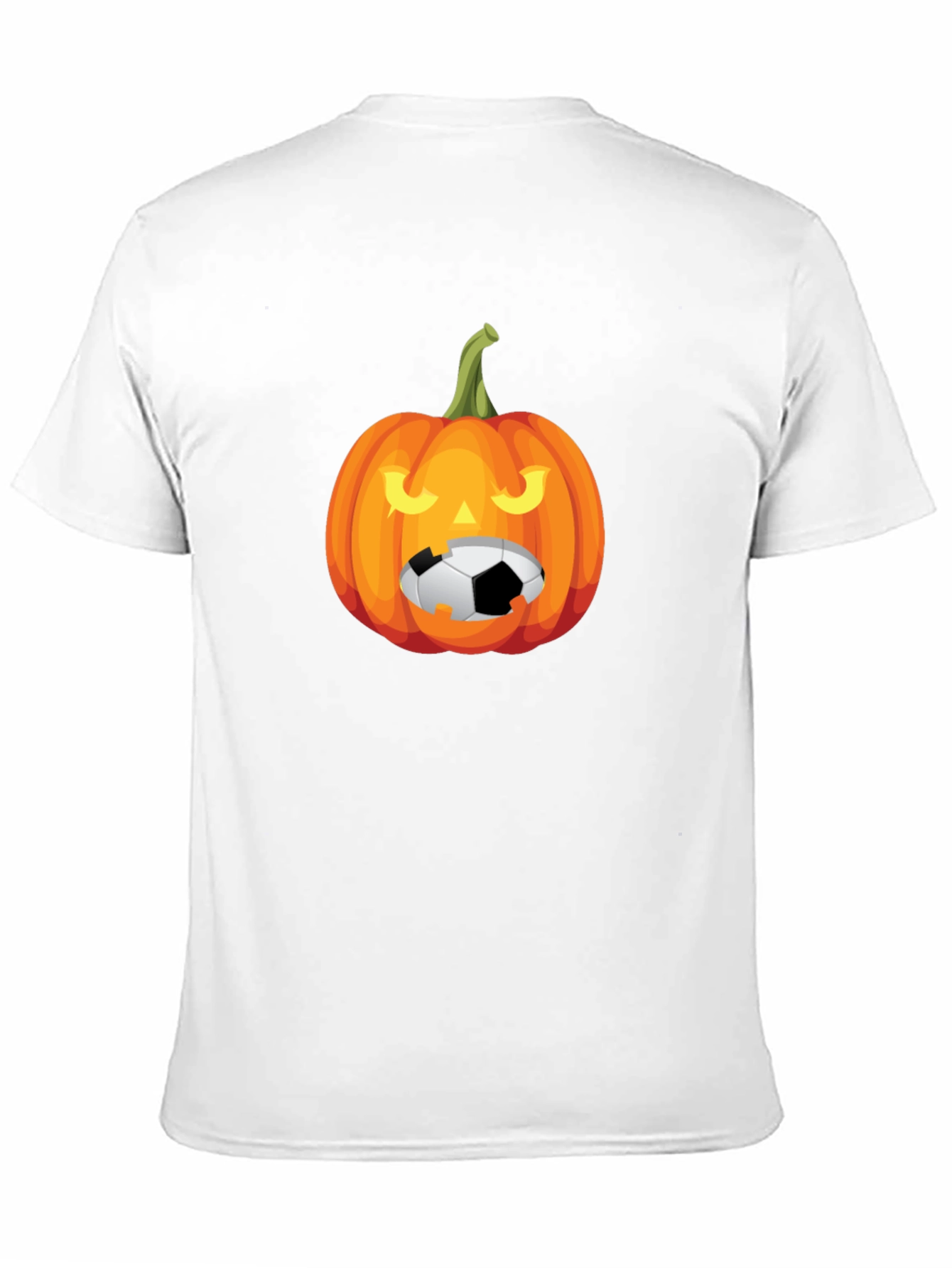 Halloween Soccer Pumpkin Graphic Tee