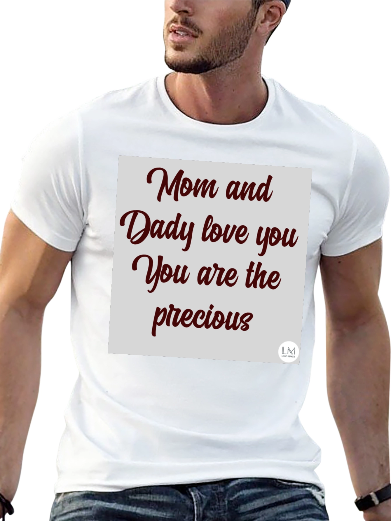 Mom and Daddy Love You Graphic T-Shirt