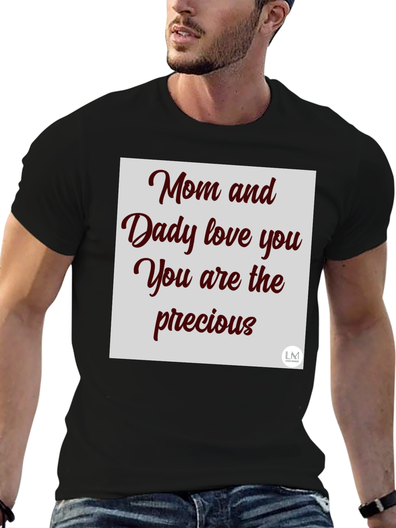 Mom and Daddy Love You Graphic T-Shirt