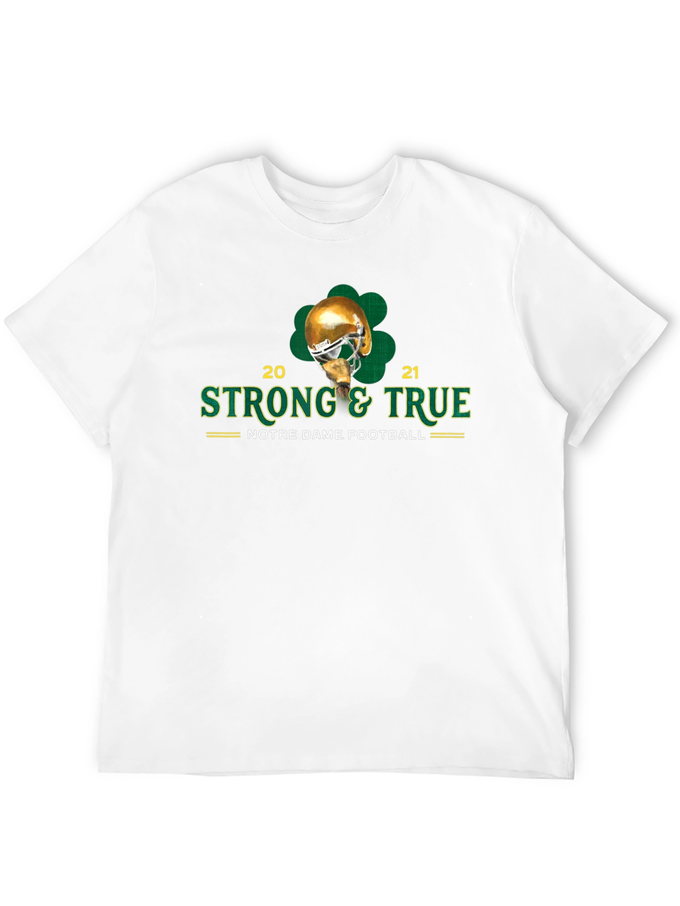 Notre Dame Football Strong & True T-Shirt