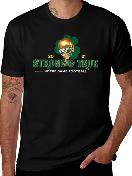 Notre Dame Football Strong & True T-Shirt