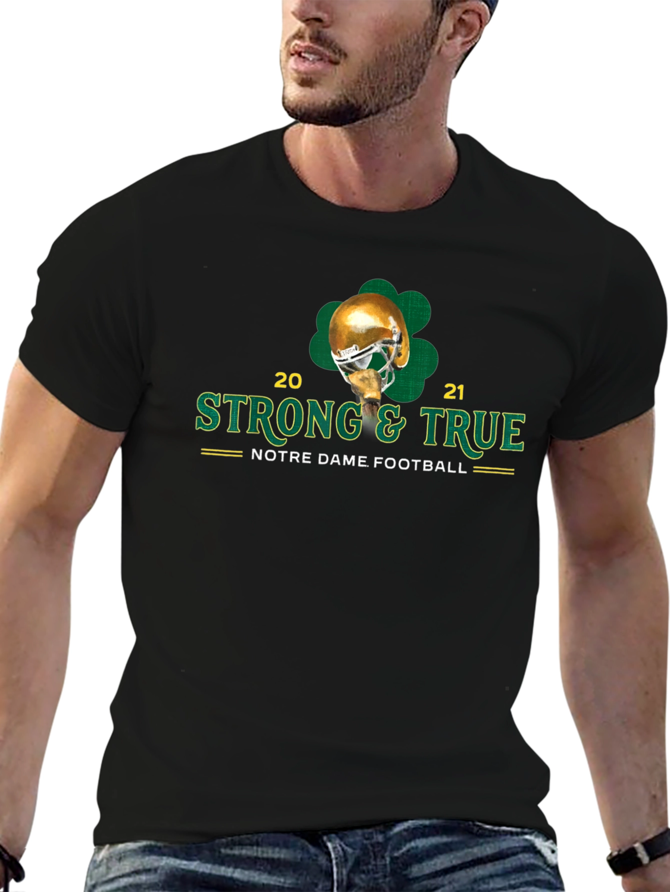 Notre Dame Football Strong & True T-Shirt