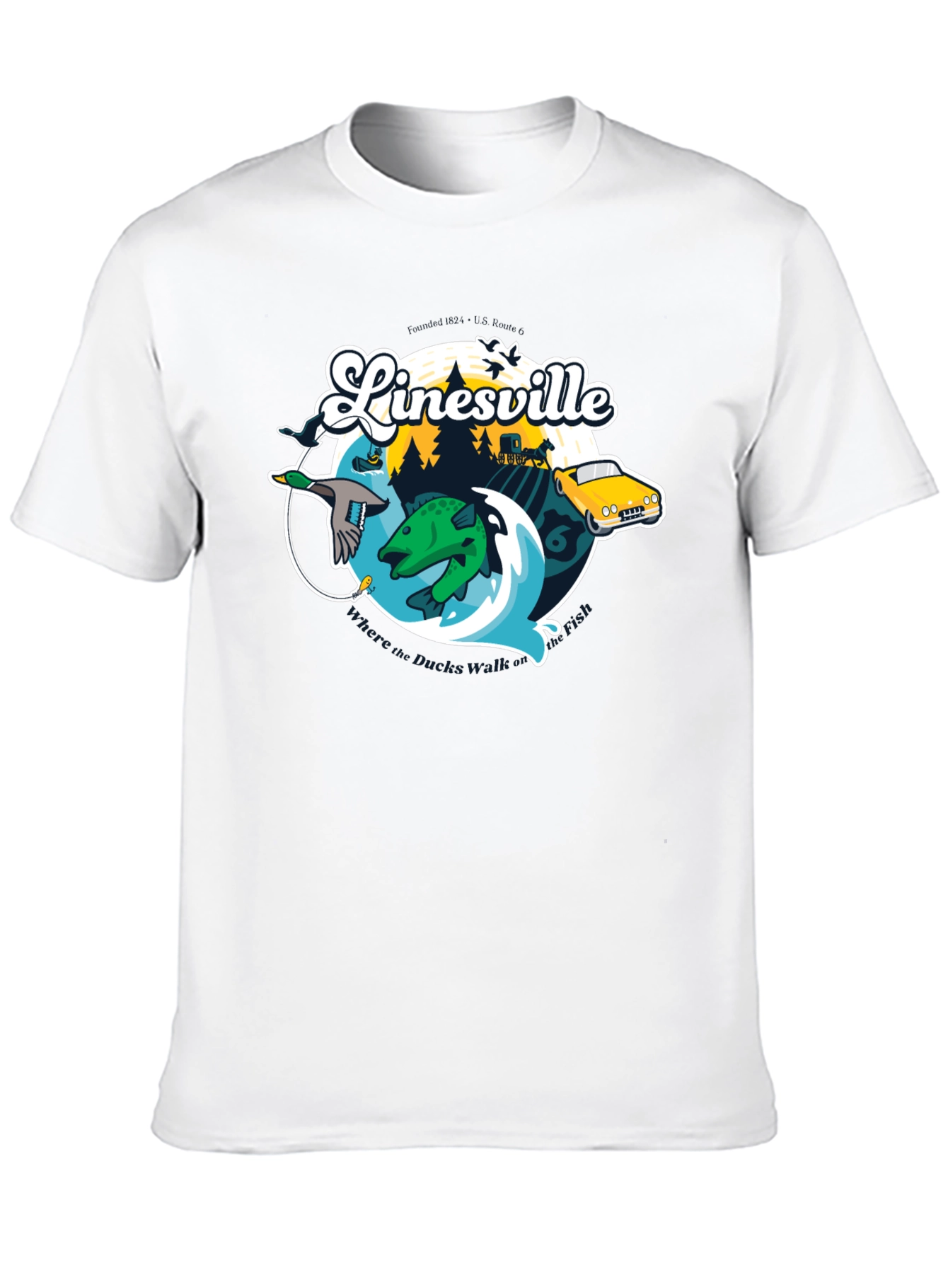 Linesville Graphic T-Shirt