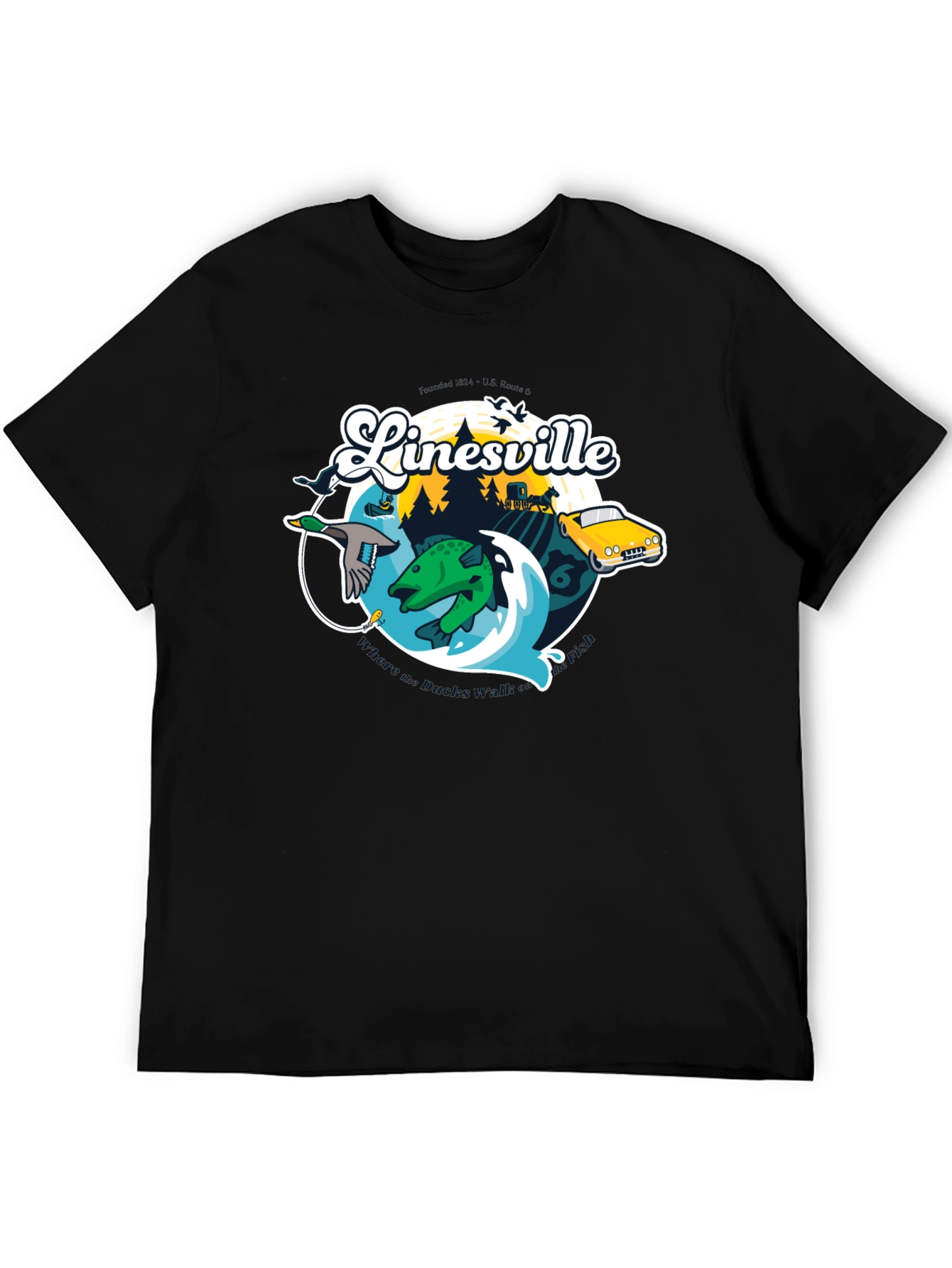 Linesville Graphic T-Shirt