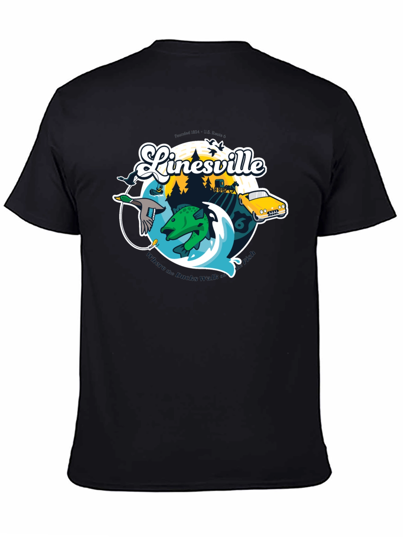 Linesville Graphic T-Shirt