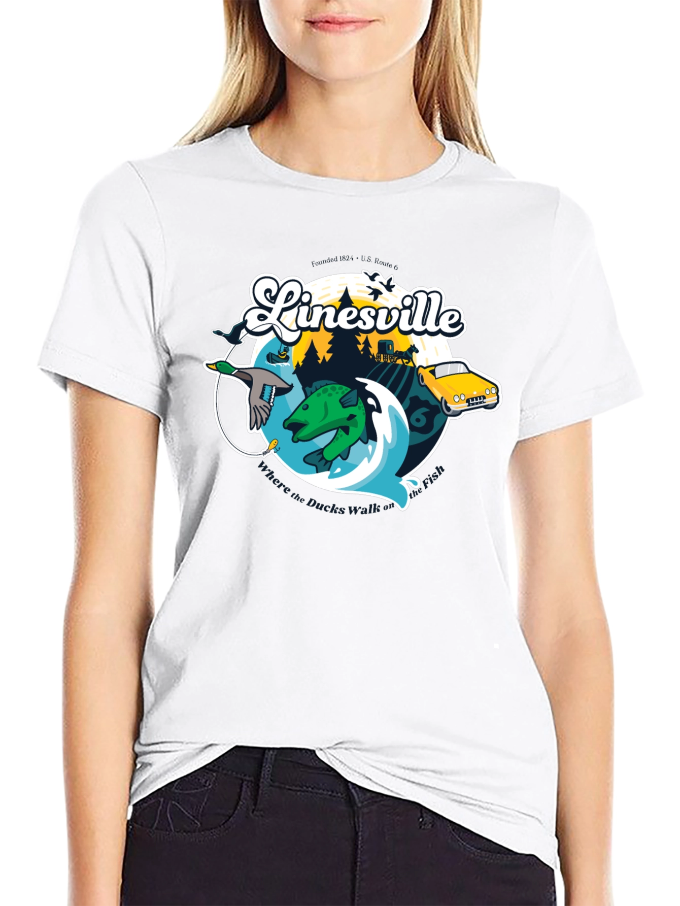 Linesville Graphic T-Shirt