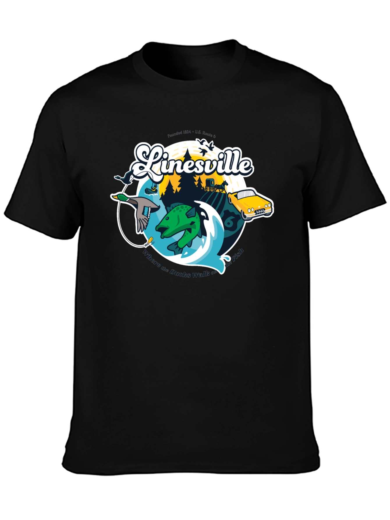 Linesville Graphic T-Shirt