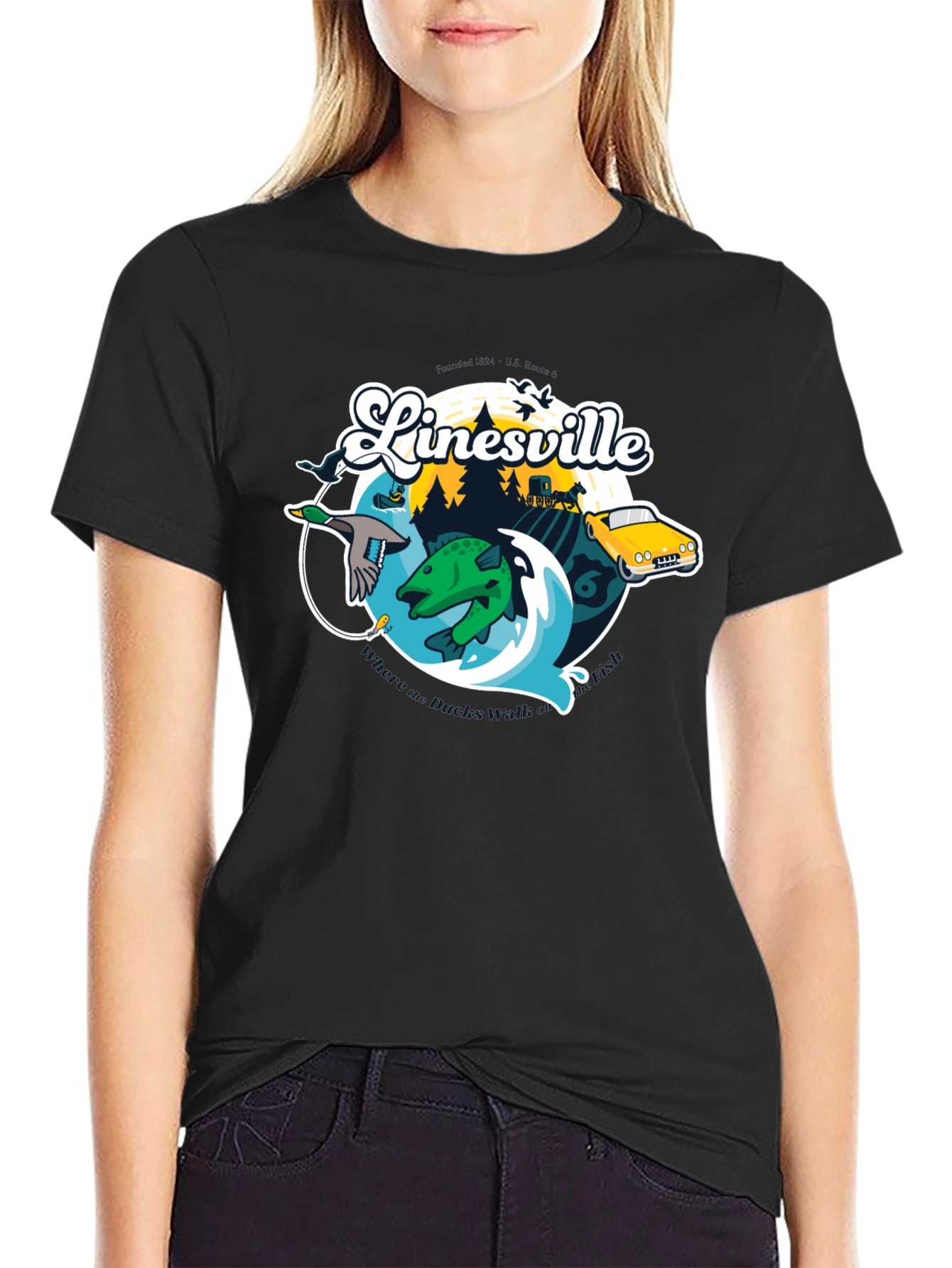 Linesville Graphic T-Shirt