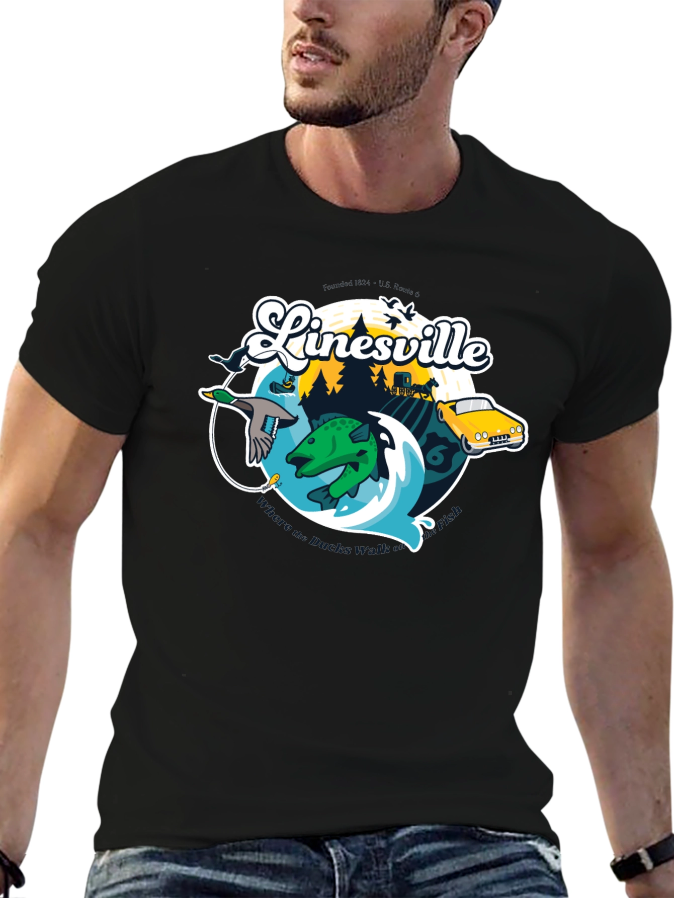 Linesville Graphic T-Shirt