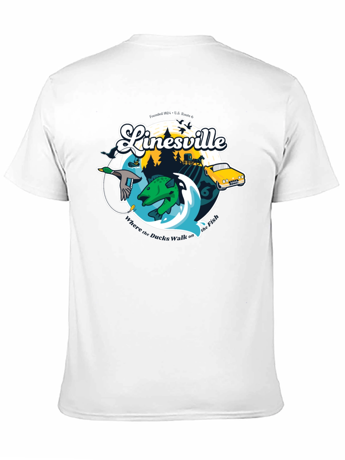 Linesville Graphic T-Shirt