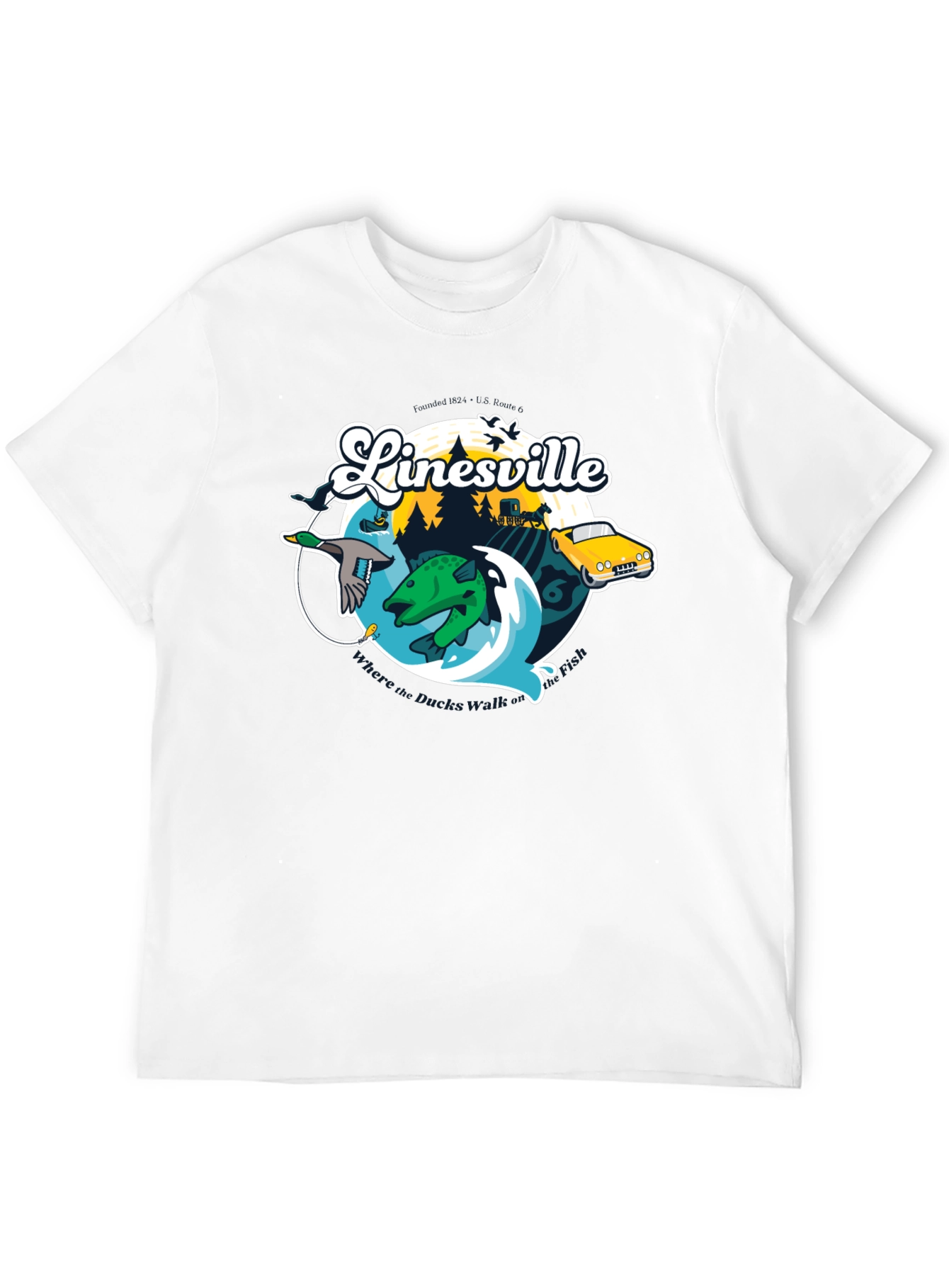 Linesville Graphic T-Shirt