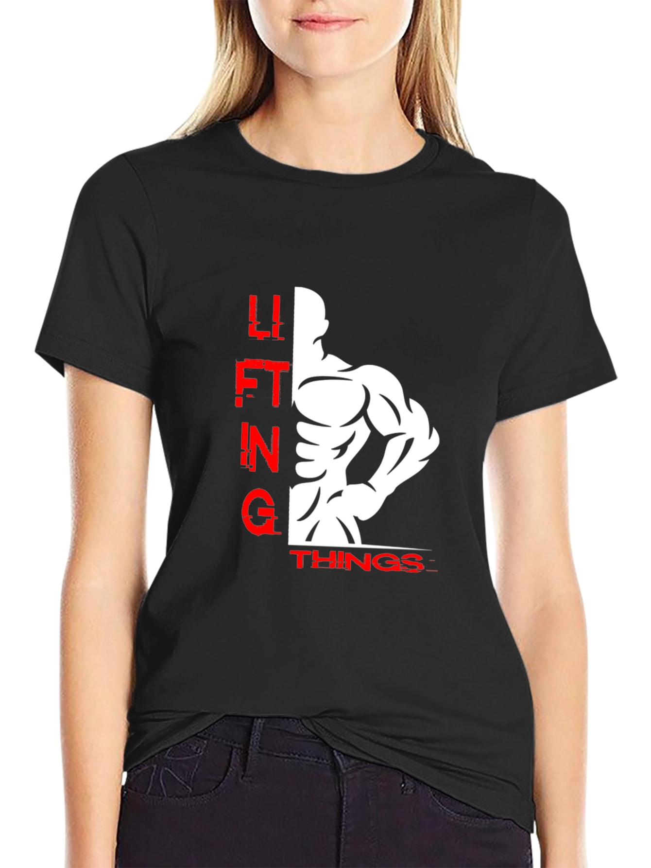 Lifting Things Graphic Tee - Black