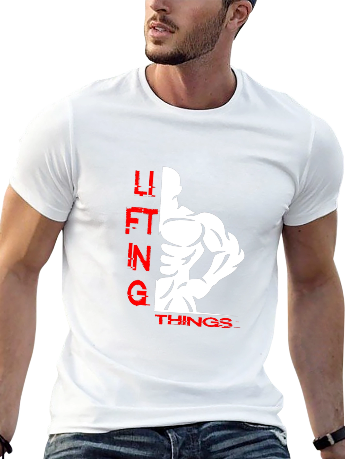 Lifting Things Graphic Tee - Black