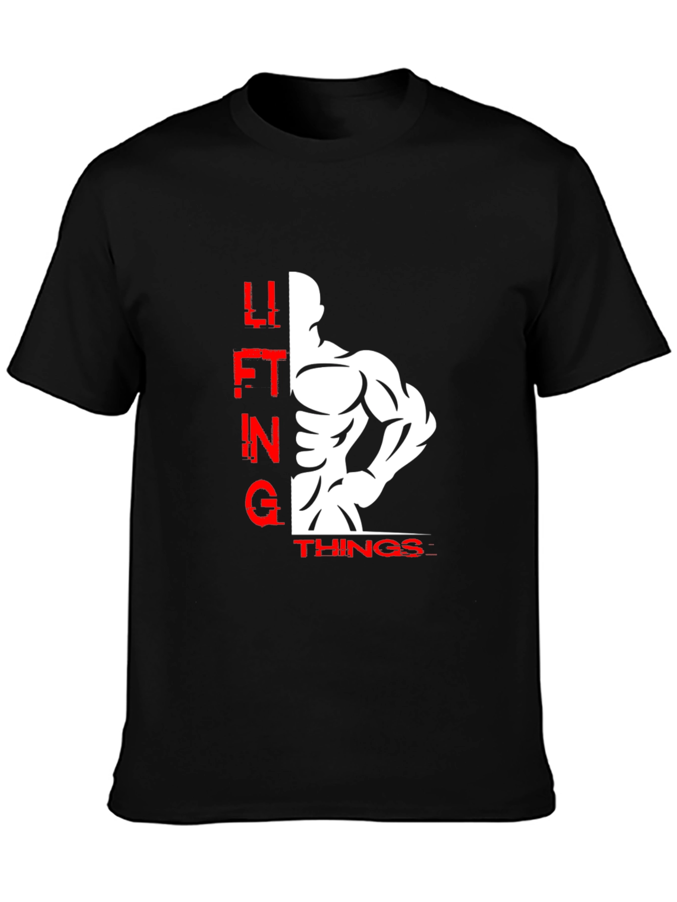 Lifting Things Graphic Tee - Black