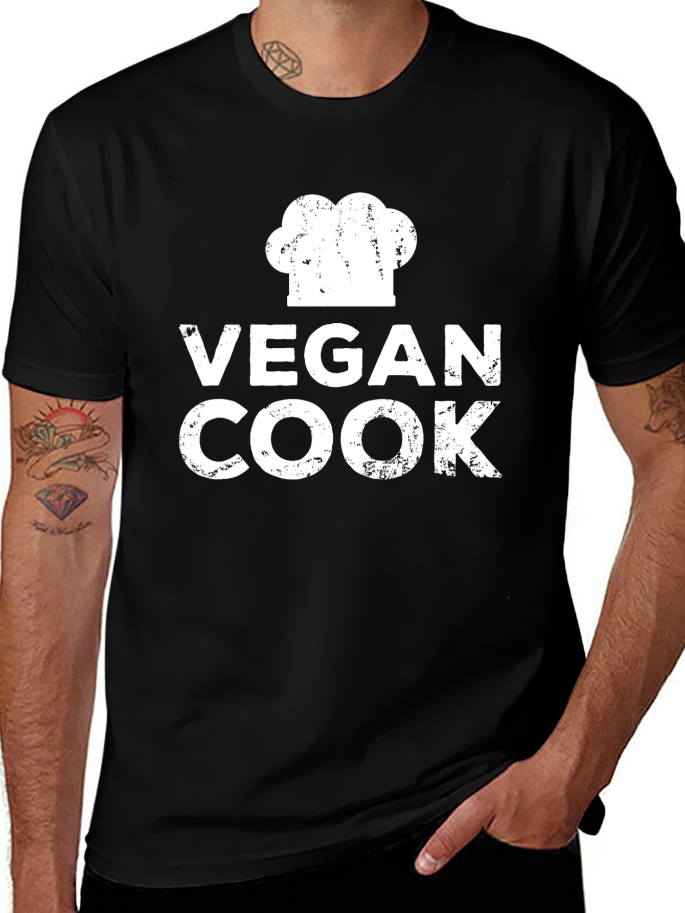 Vegan Cook T-Shirt - Culinary Humor Tee