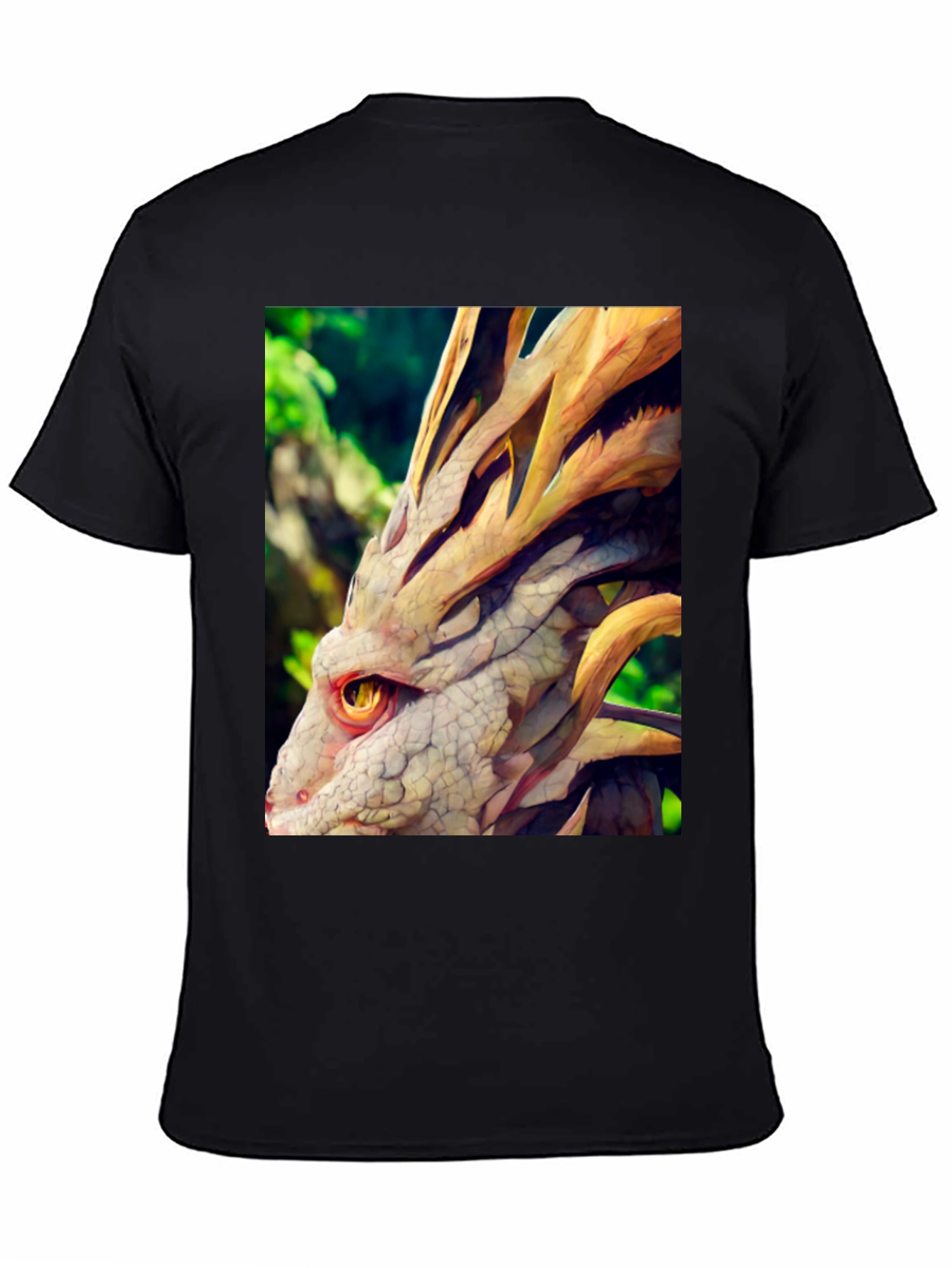 Dragon Head Graphic Tee - Unique Fantasy Design
