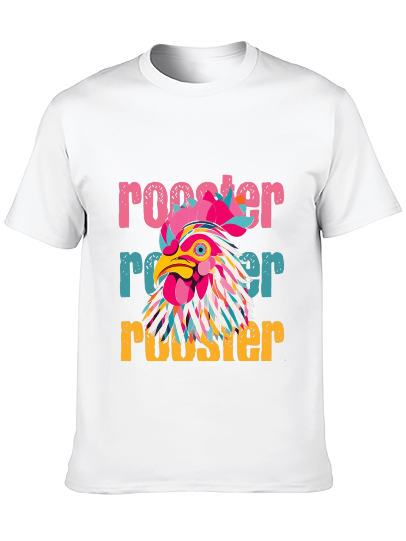 Rooster Graphic Tee - Vibrant & Unique Design